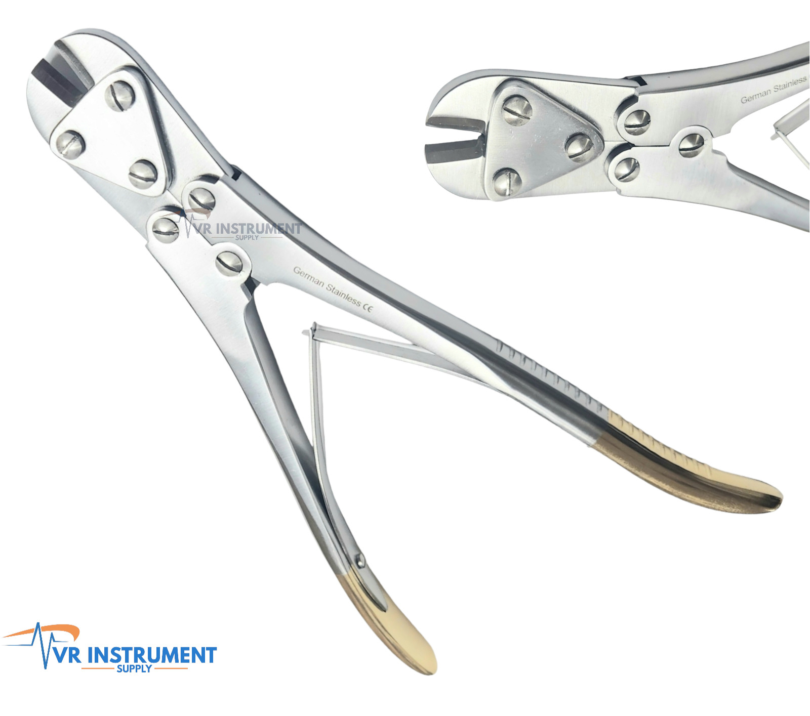 T/C Tip Pin & Wire Plate Cutter Orthopedic Tools Pliers 9.5″ German Stainless CE