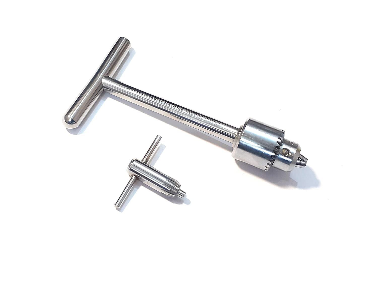 Premium Quality Cannulated T-Handle Jacobs Chuck With Key Orthopedic Instrument