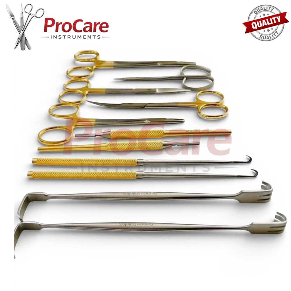 New 11PCs Set General Surgery Orthopedic Instruments German Stainless Steel