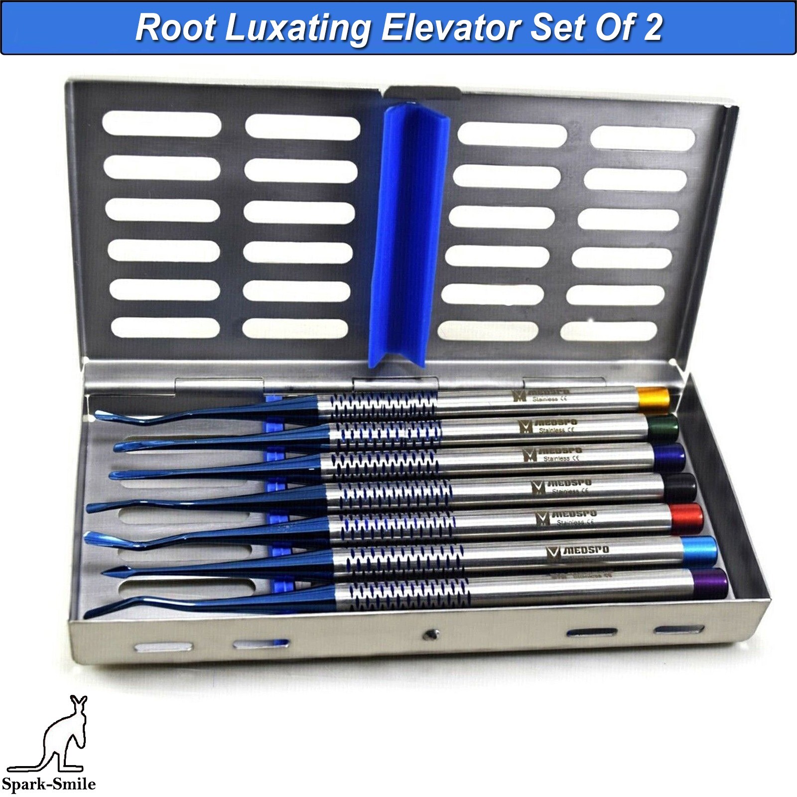 PDL Luxating Elevators Tooth Extraction Periotome With Dental Cassette Set