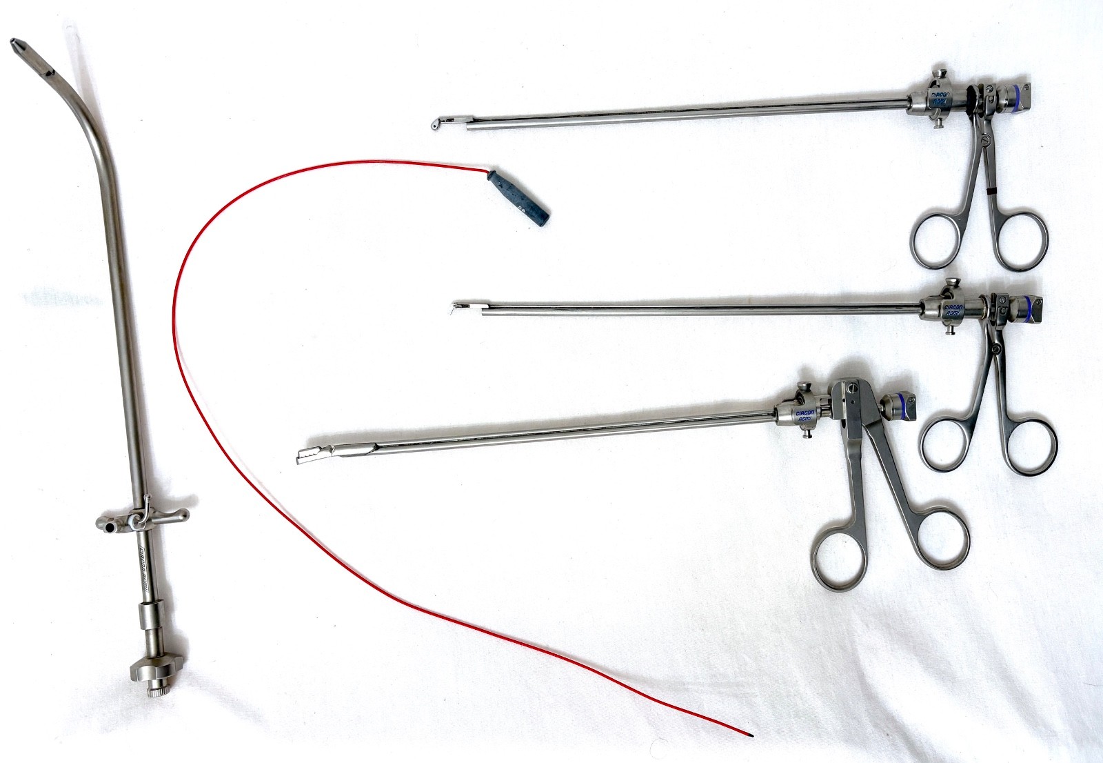 Circon ACMI Elite Cysto Urology Instrument Set Forceps Obturator Bridge Lot EIWE