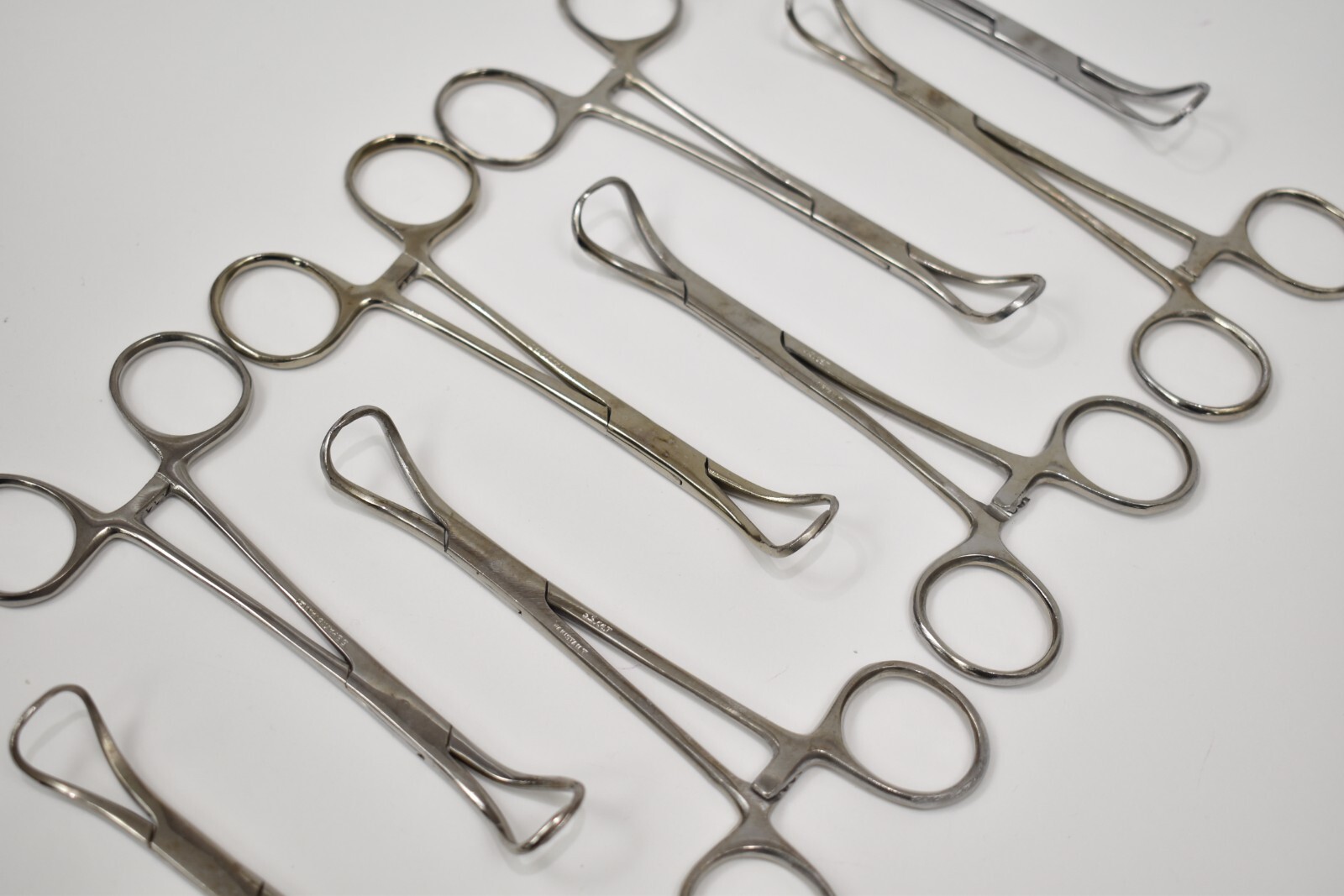 Medical Surgical Backhaus Towel Forceps 5 1/4″ Long Lot of 8 Pakistan Stainless
