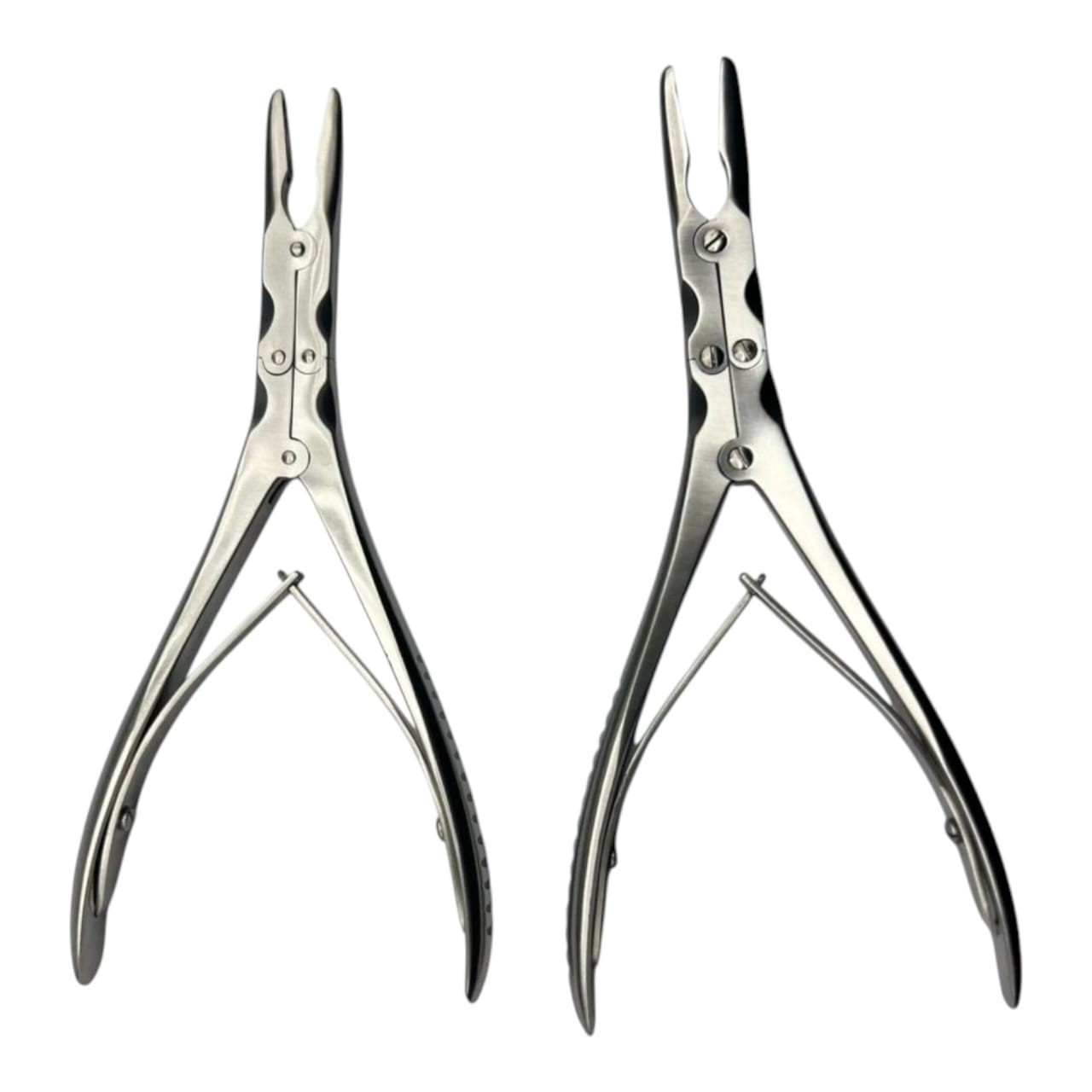 2 Pcs Leksell Stille Bone Rongeur Curved 6 mm x 24 cm Surgical Instruments