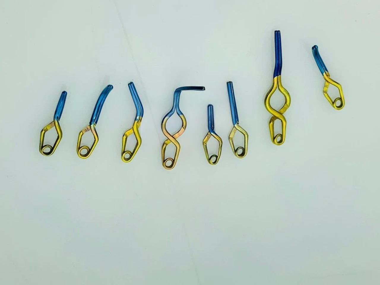 Aneurysm clips Neurosurgery 10-pcs Set In titanium Premium Quality