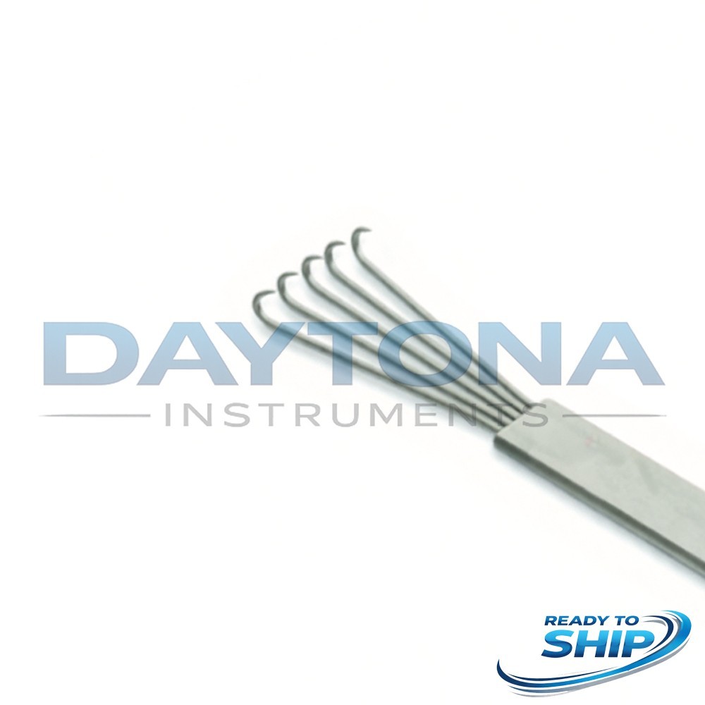 Anderson Bear claw Retractor 12 cm 5 Sharp Prongs Facelift Hook Instrument