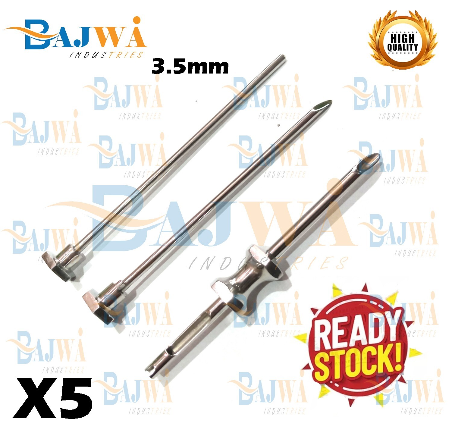 Set of 5 HRT trocar 3.5mm Hormone Replacement Pellet Insertion Kit High Quality