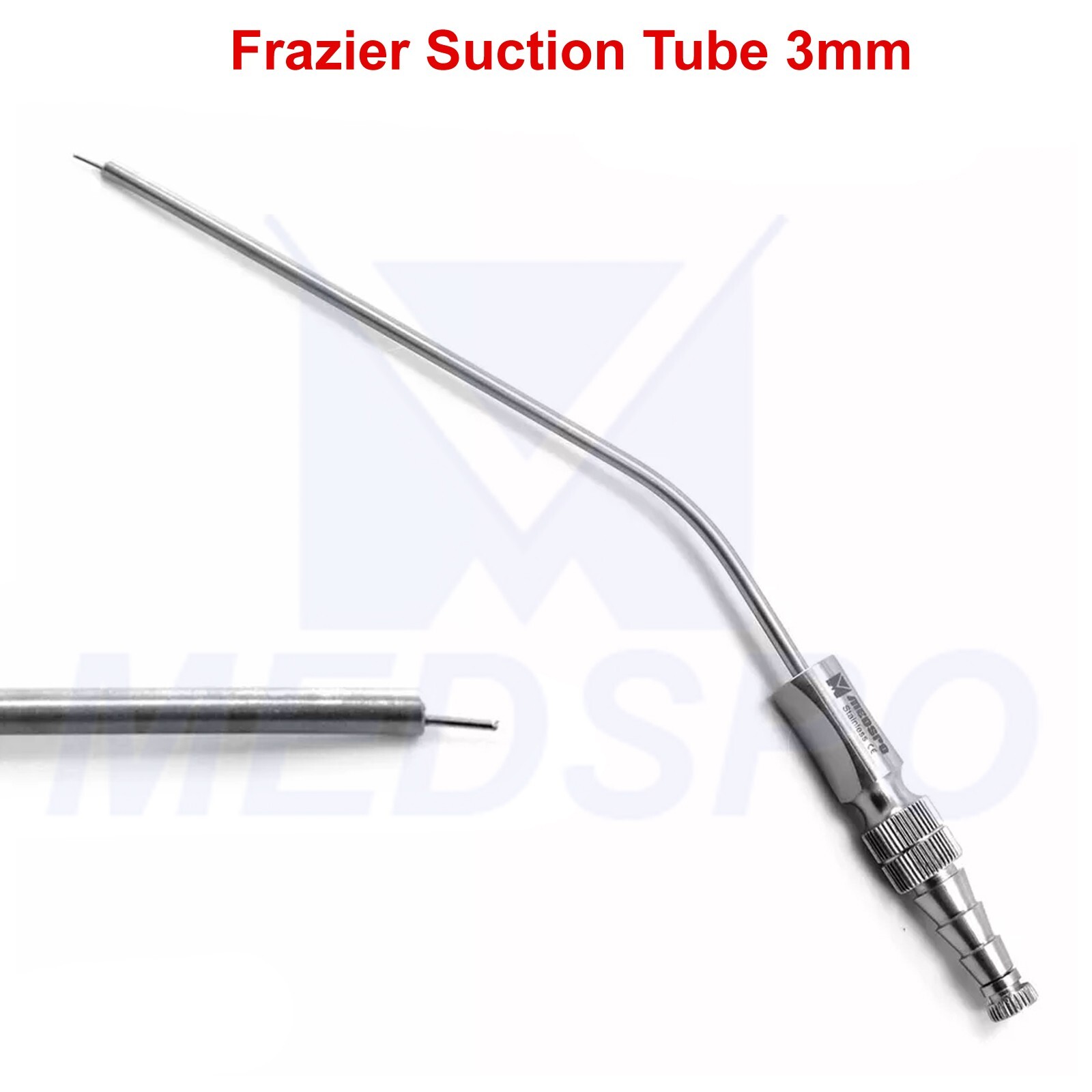 Diagnostic Frazier Suction Tube 3mm Surgical Aspirator ENT Medical Instruments