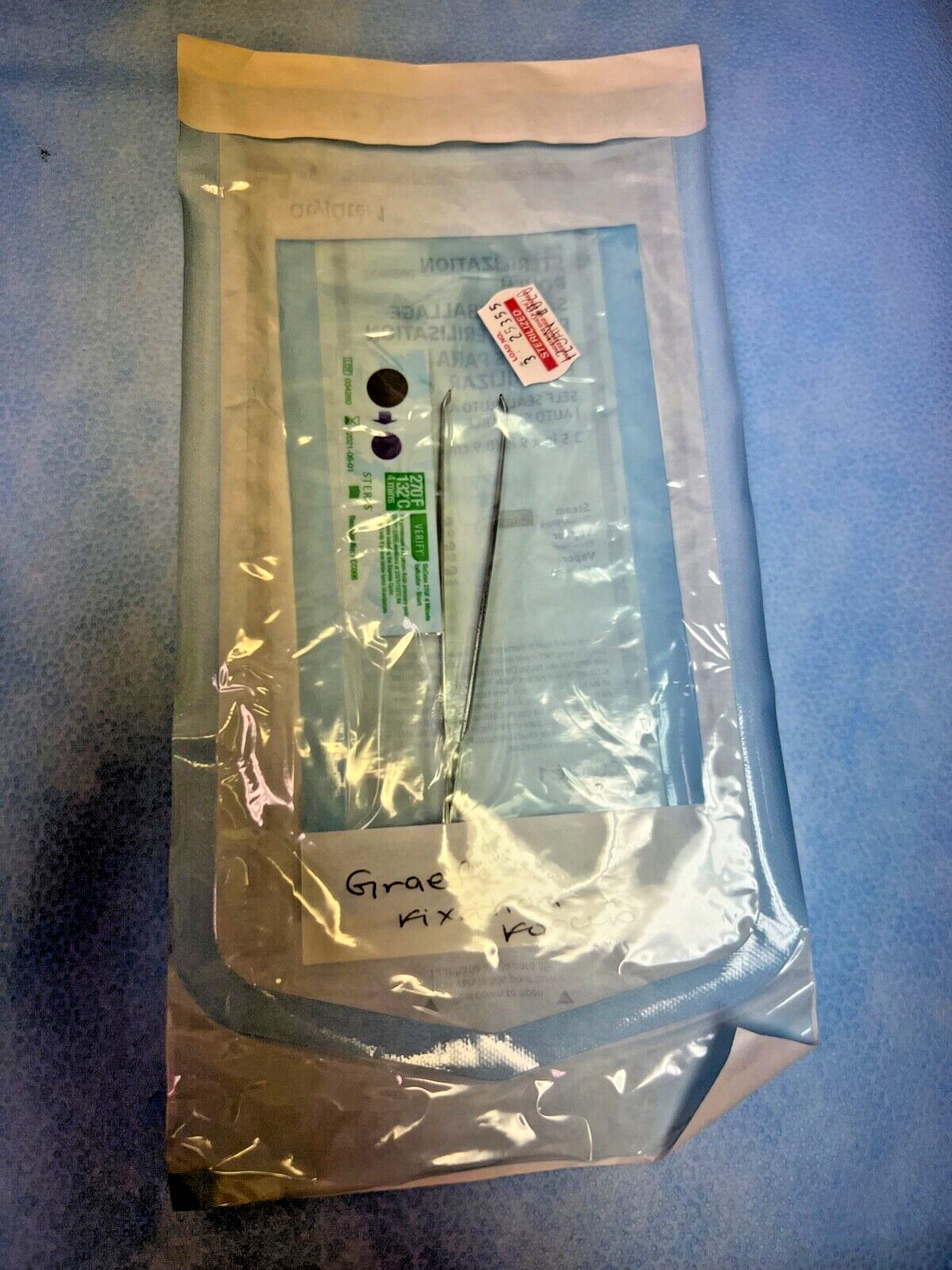 MSI Precision Instruments 5-2673 Graefe Fixation Forceps 4.5mm Jaws X 4-1/4″ WL