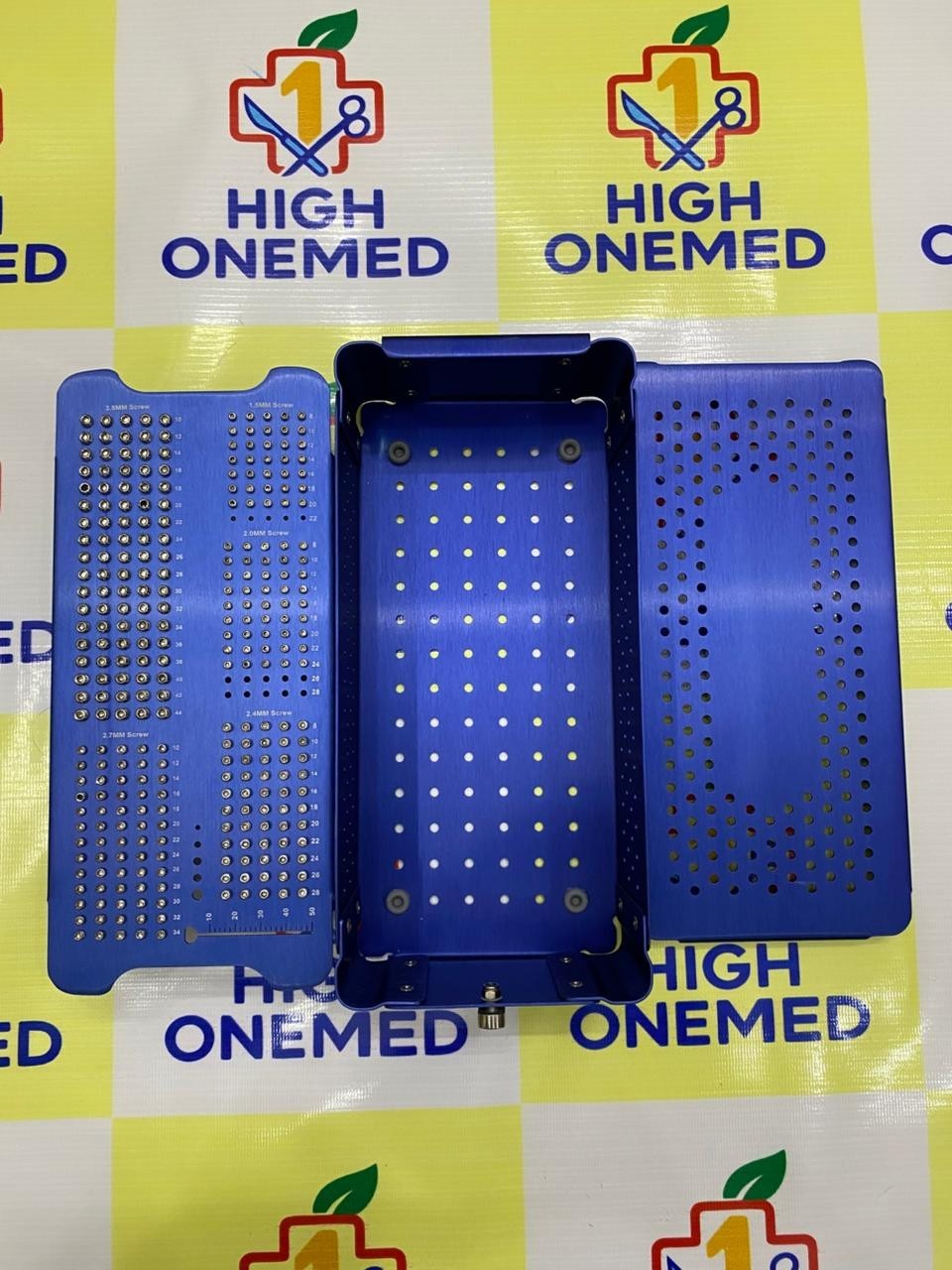 LCP Locking Screw Box 1.5/2.0/2.4/2.7/3.5mm 311 Pcs Stainless Steel 316L