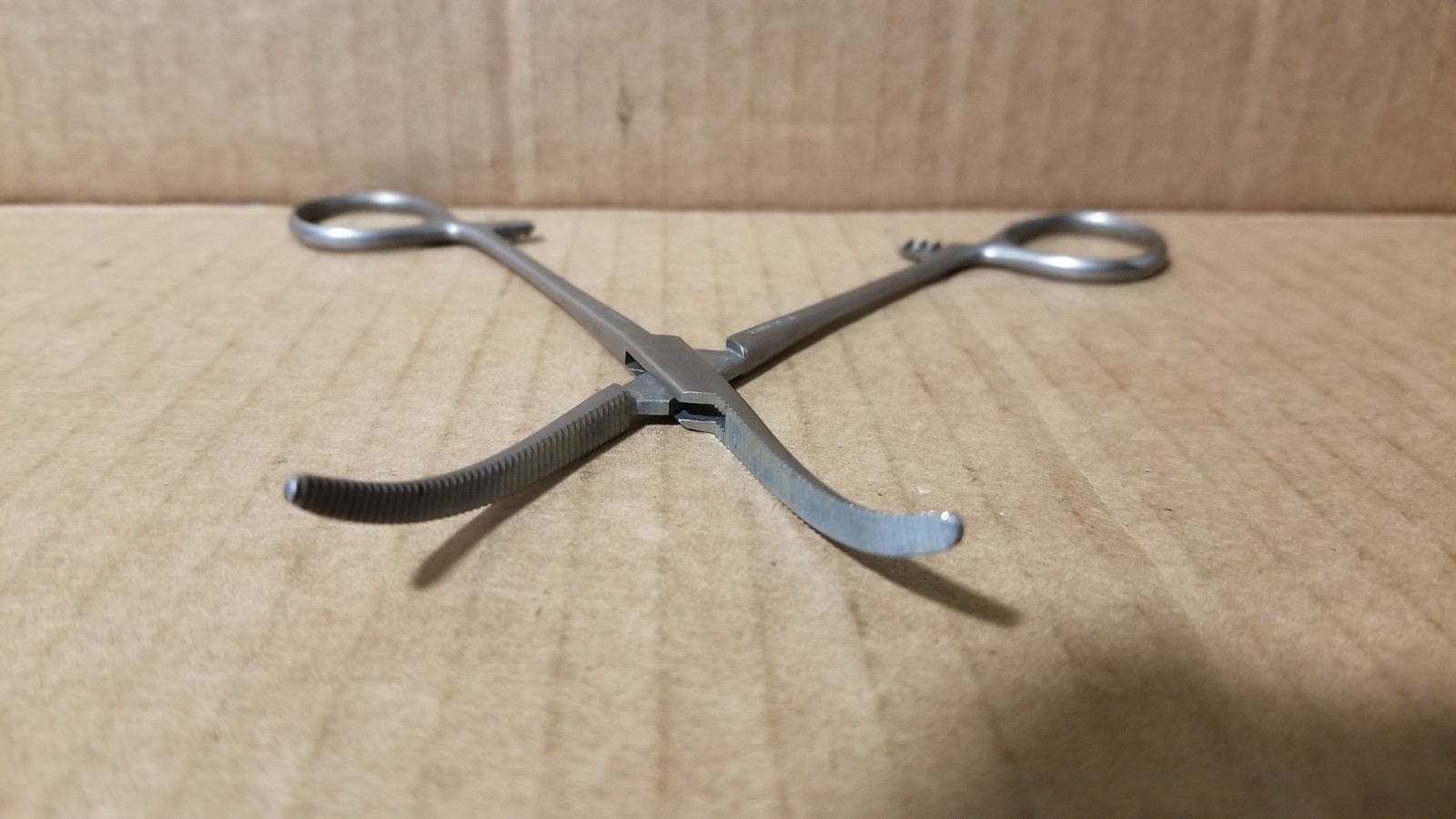 Vintage Codman Classic 334-4071 Stainless USA Surgical Curved Forceps VGC
