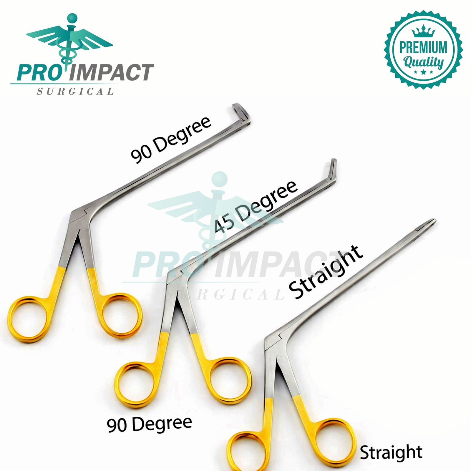 Weil Blakesley Nasal Forceps Straight/45/90 Degree 140mm 3 PCs Surgical Tools