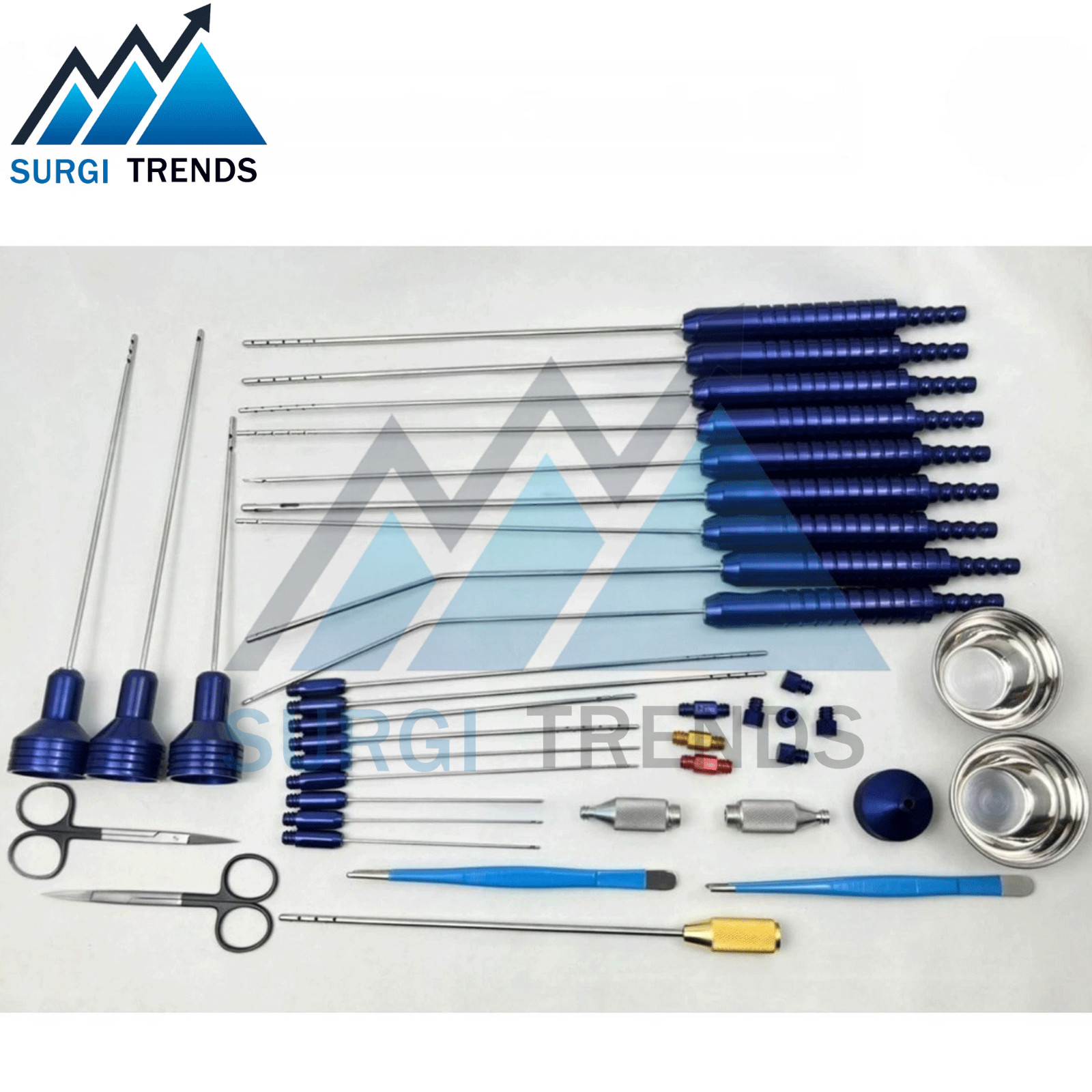 Liposuction Cannulas Set 40 Pcs | Surgical Instruments Kit A+ Stainless Steel