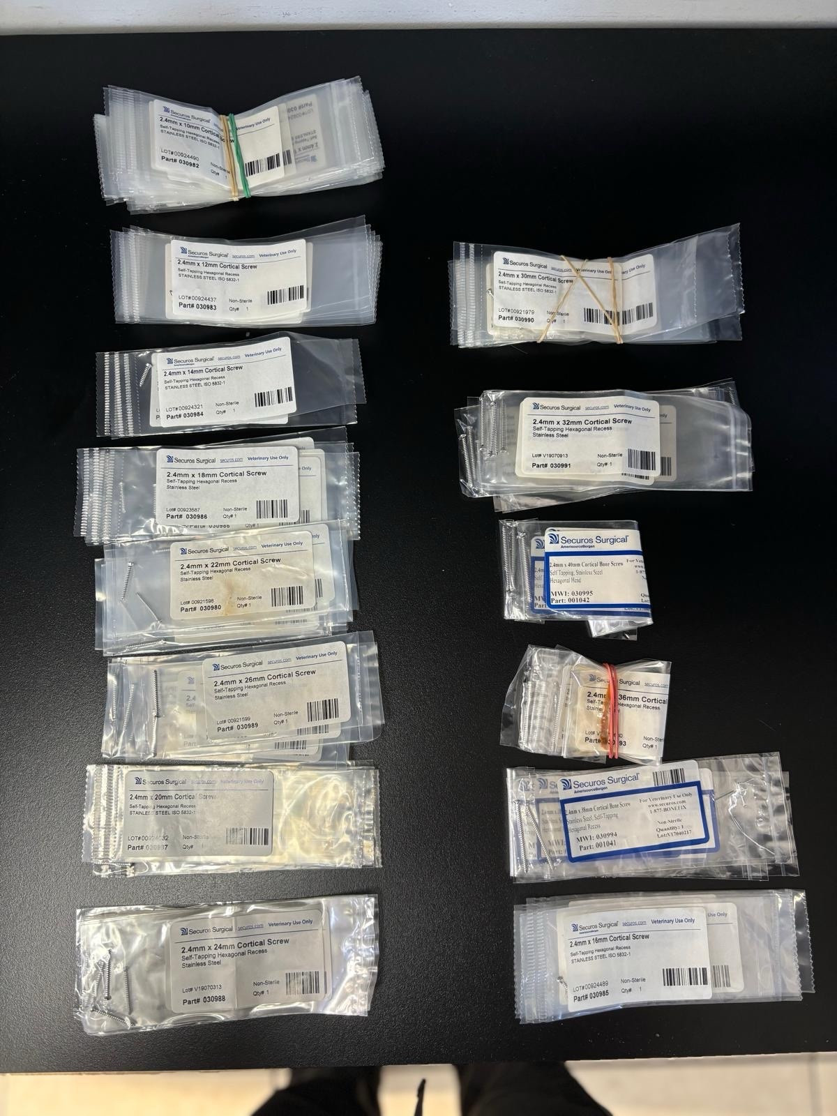 TTA Surgery Implants (Cages, Plates, Screws And Tray) Securos