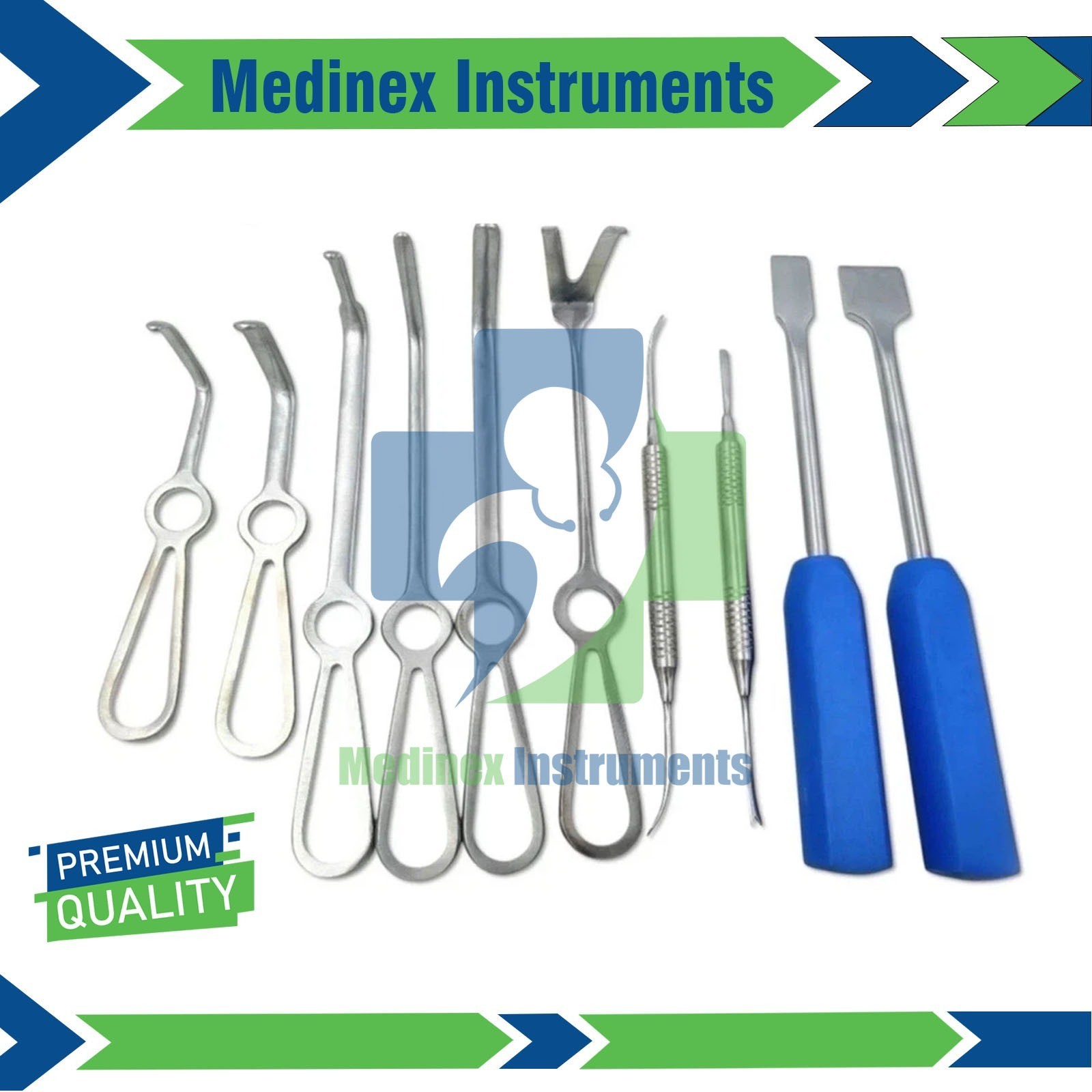 Minimally Invasive Orthognathic Surgery Instruments A+ Quality Set of 10 Pcs
