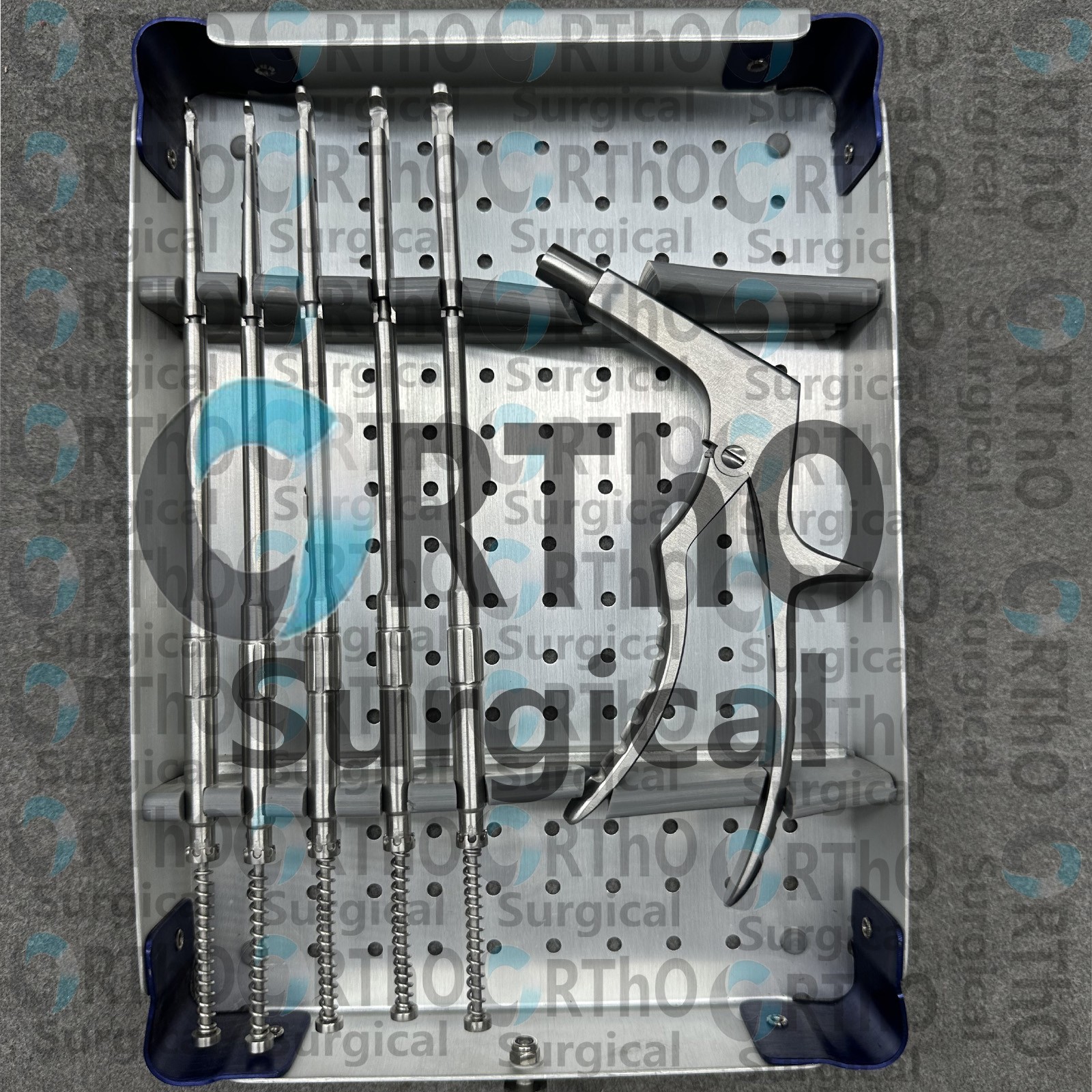 Interlaminar Kerrison Rotating Rongeur Set Spine Surgery Orthopedic Instruments