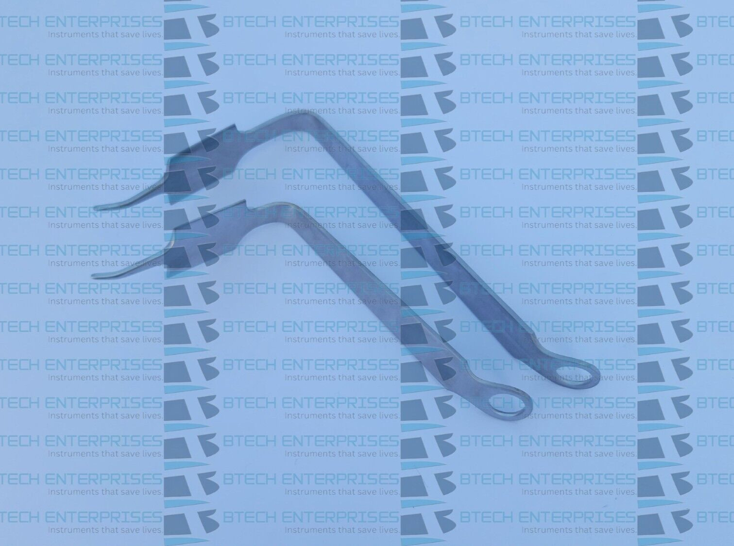 WIDE Tipped Bent Hohmann Knee Retractors Hip Arthroplasty Orthopedic