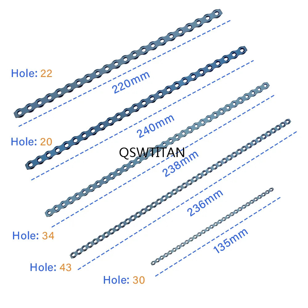 1.5/1.8/2.5/4.0mm ALPS Straight Locking Plate Orthopedic Surgical Instruments