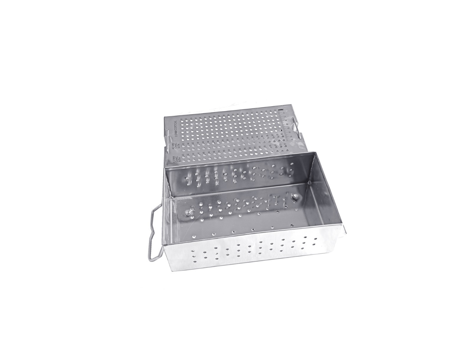 Orthopedic Empty Case Box for 3.5 mm Cortical Screw Stainless Steel