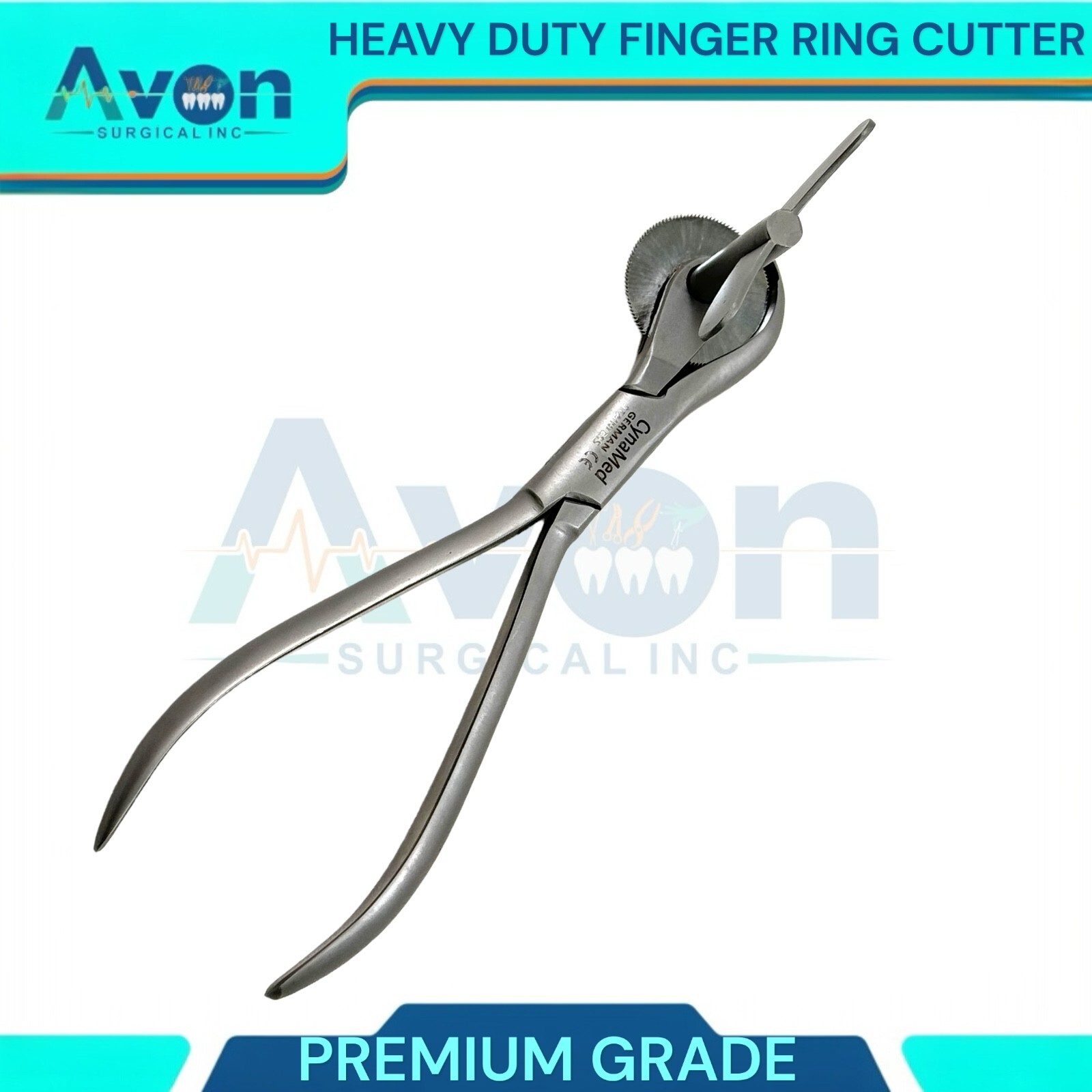 6″ Finger Ring Cutter with Circular Blade – Plier Style Handle – Heavy Duty CE
