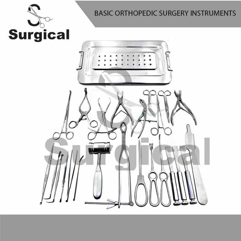 Surgical Orthopedic Instruments Kit Basic Orthopedic Surgery 25 Pcs Set