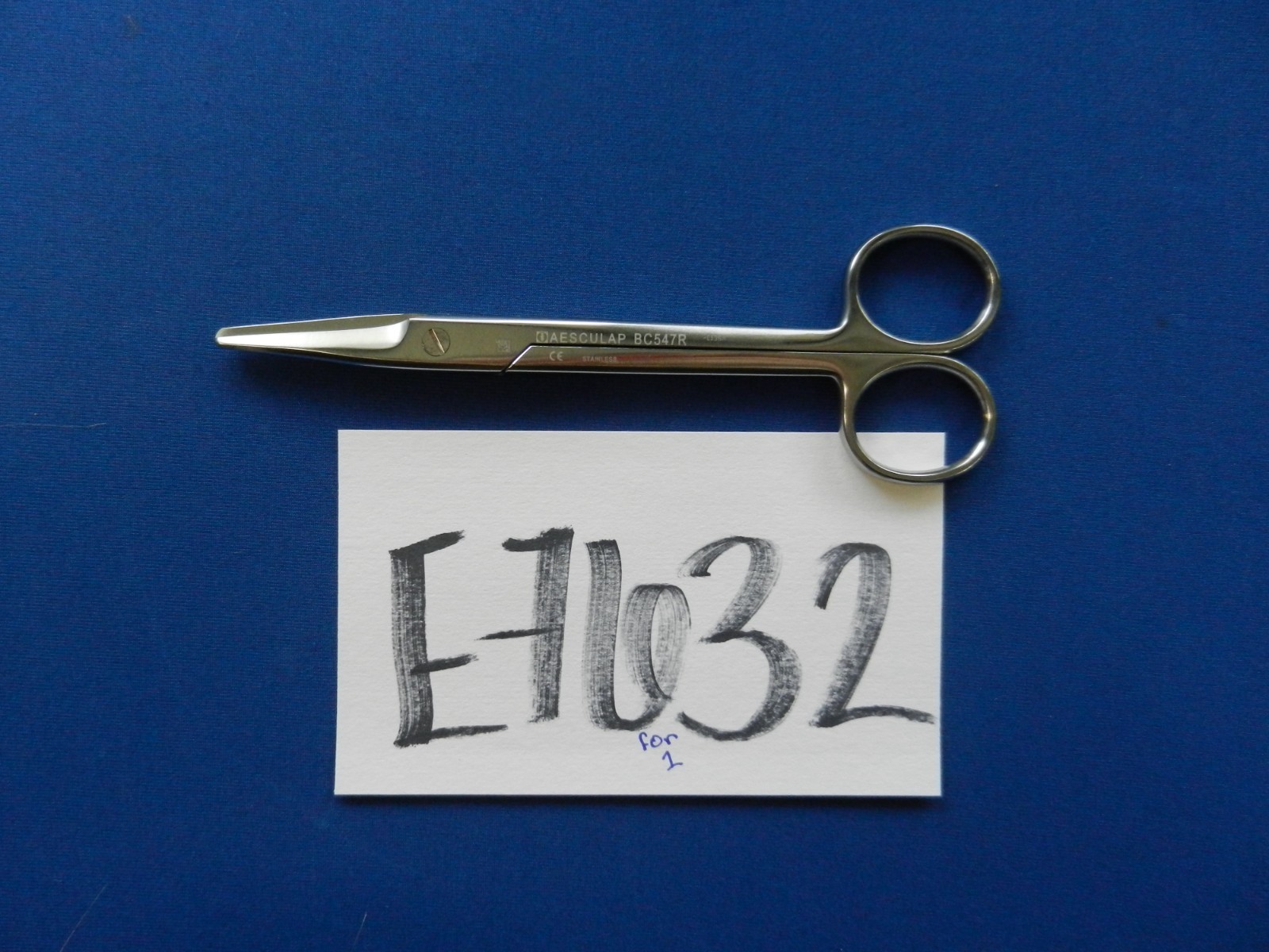 Aesculap BC547R Mayo Straight Blunt Scissors 17cm Overall Length