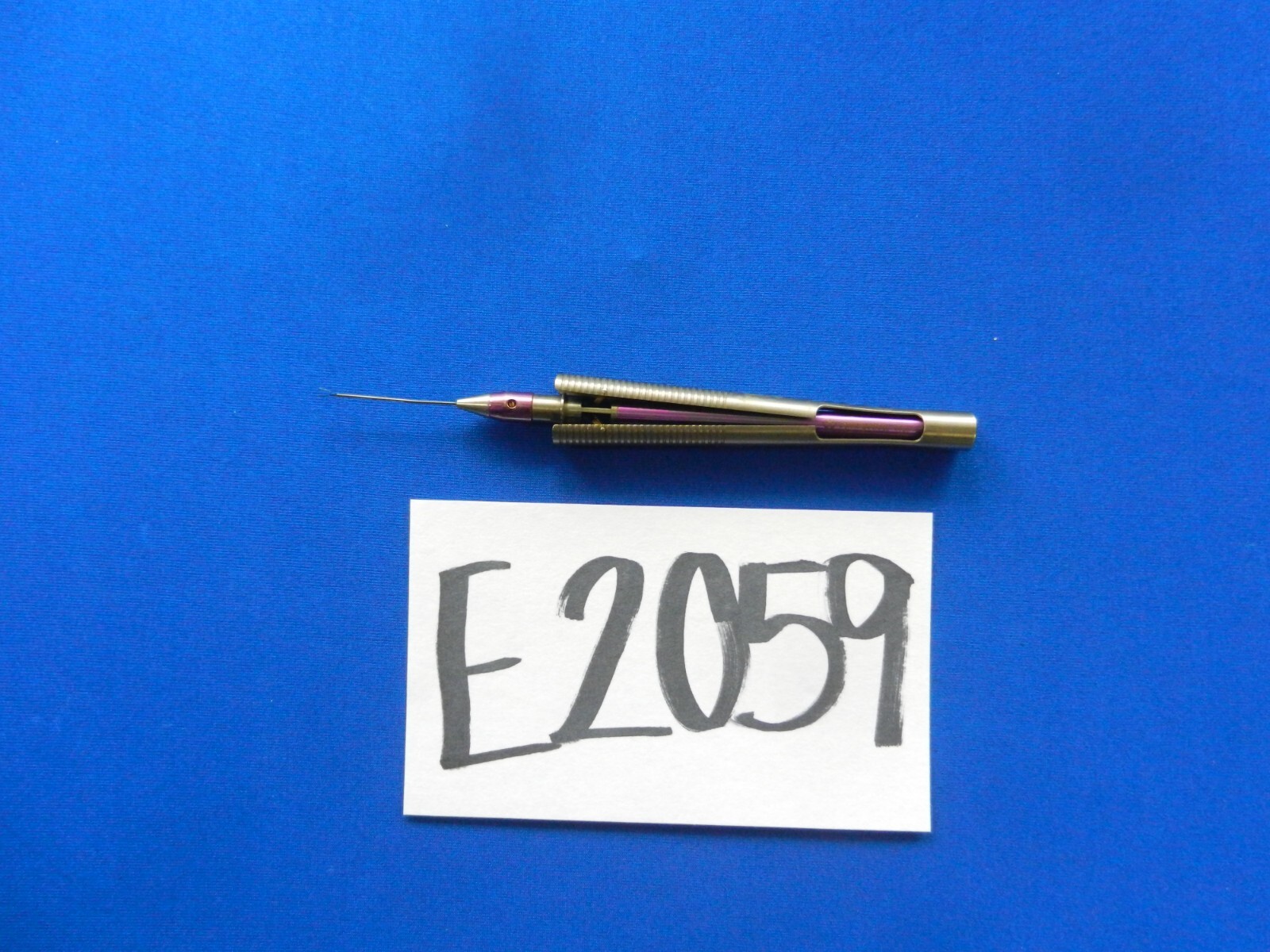E2059 Synergetics 09.10.23 Fine Tip Eckardt Forceps