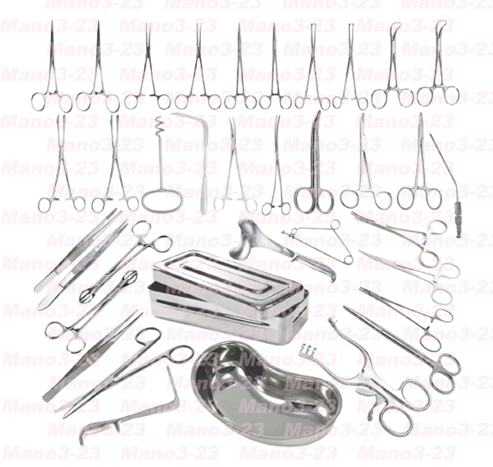 Hysterectomy Abdominal Surgery Set 62 Pcs Vaginal Hysterectomy Instruments Set