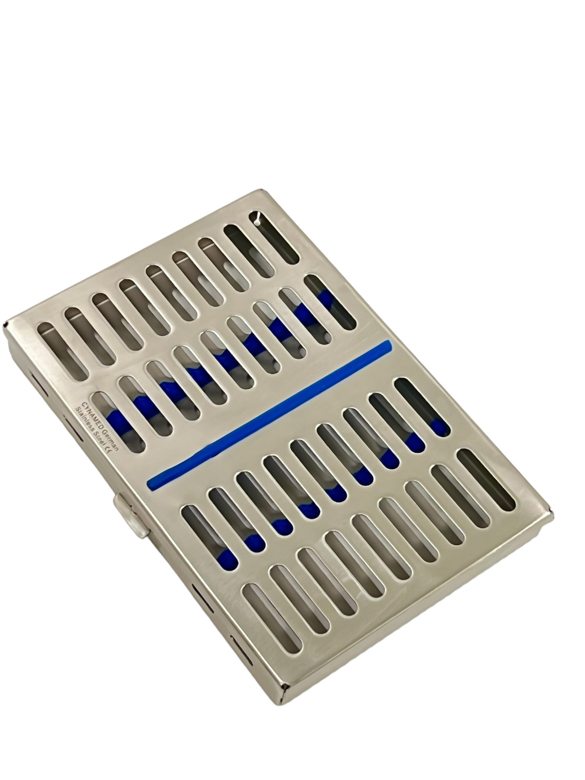 Dental Sterilization Cassette Rack Tray Box for 10 Dental Surgical Instruments