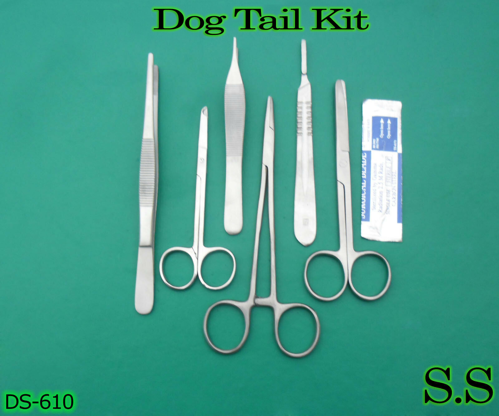 Dog Tail Kit Surgical Veterinary Instruments,DS-610