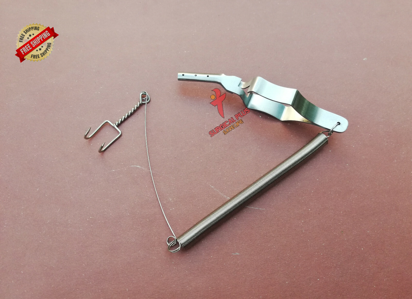 Yasargil Gelea Spring Hook Size 41cm Surgical Instruments Neurosurgery 2 Pcs