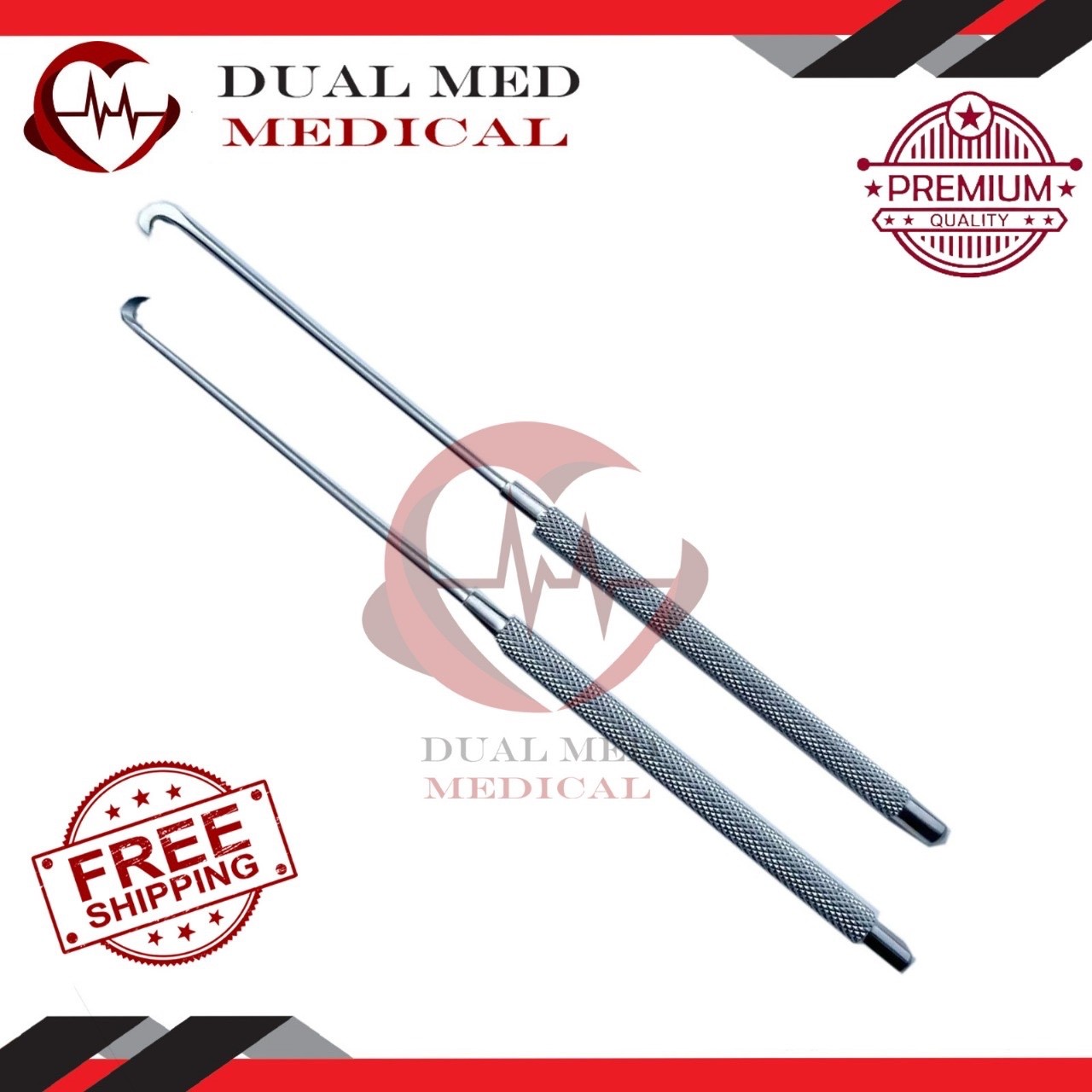 Arthroscopy Hook Knife 3mm 2 PCs Set, German Steel Arthroscopic instruments Set