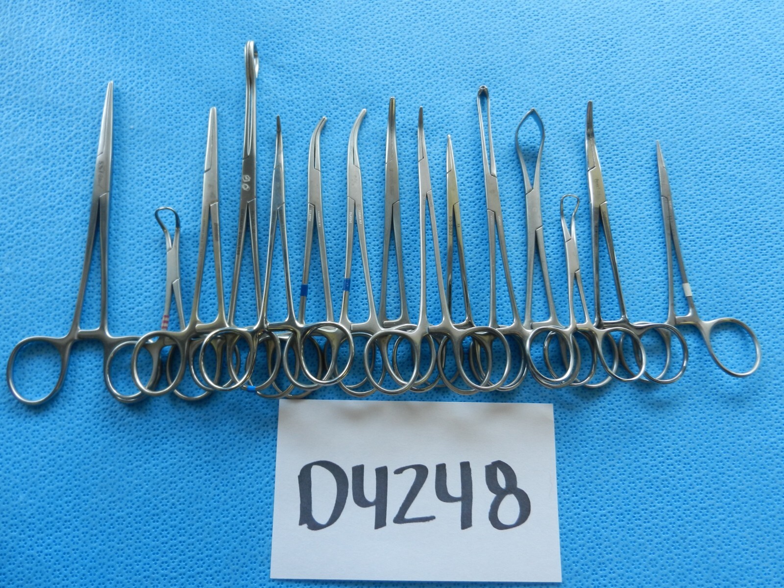 D4248 Codman Symmetry Pilling Surgical Forceps Lot Of 15