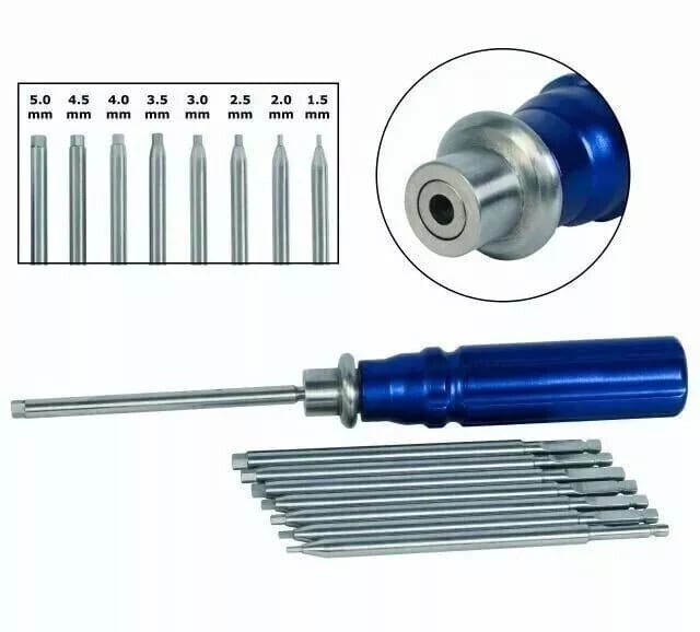 Bone Screwdriver Set With Quick Coupling Handle Surgical Instruments Set
