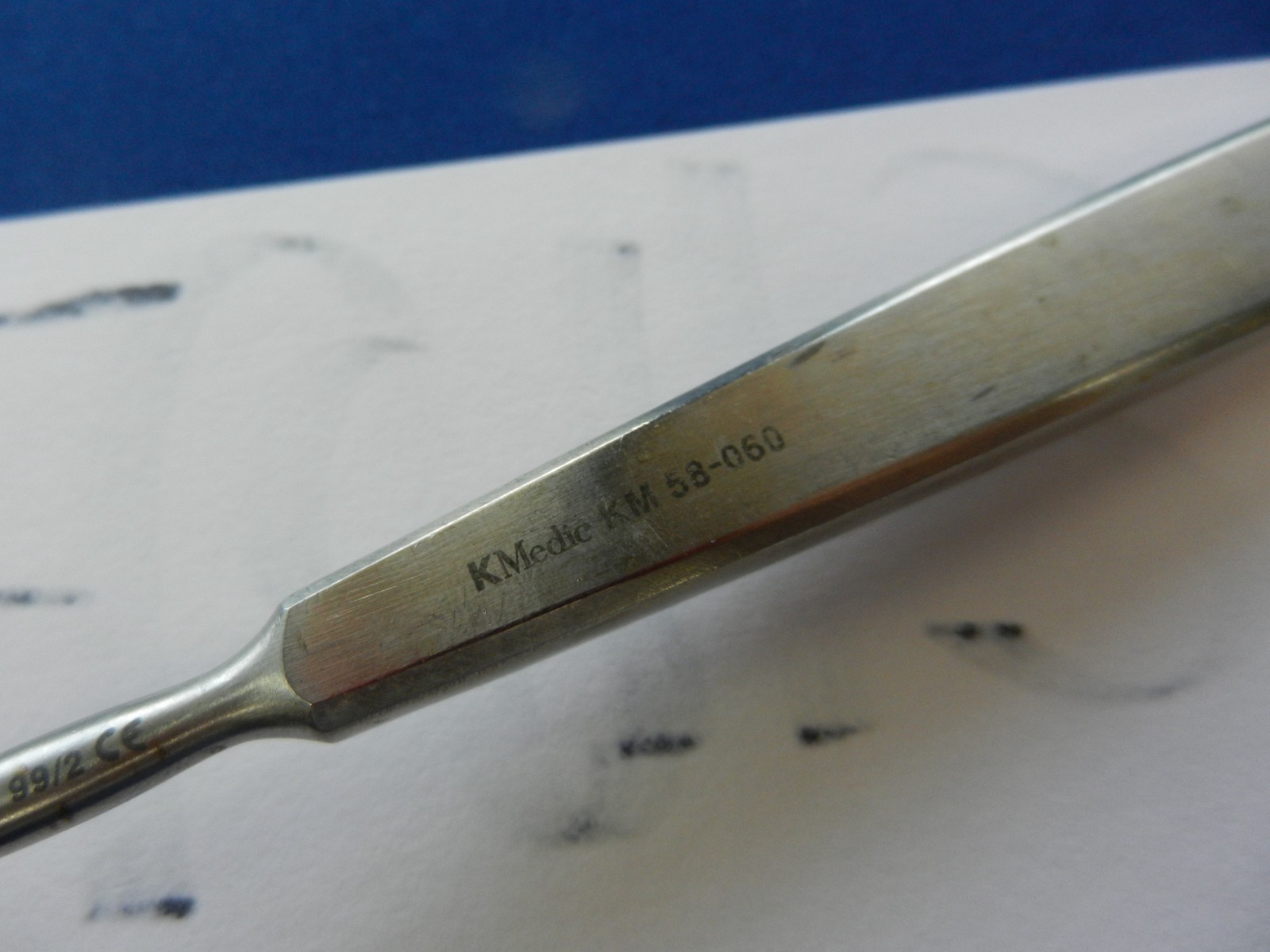 E6913 KMedic KM58060 Maltz Backward Cutting Rasp 18.4cm Overall Length