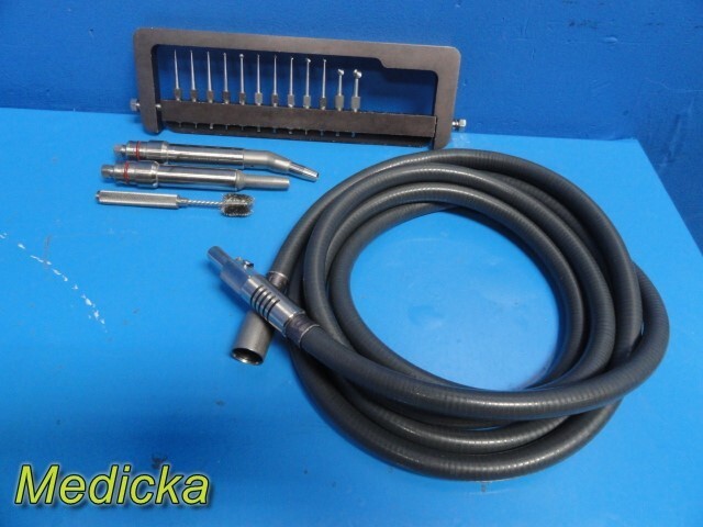 Stryker 142 & 140 Microtome W/ 277-2 Pneumatic Hose,277-140-18 Burr Caddy ~30307