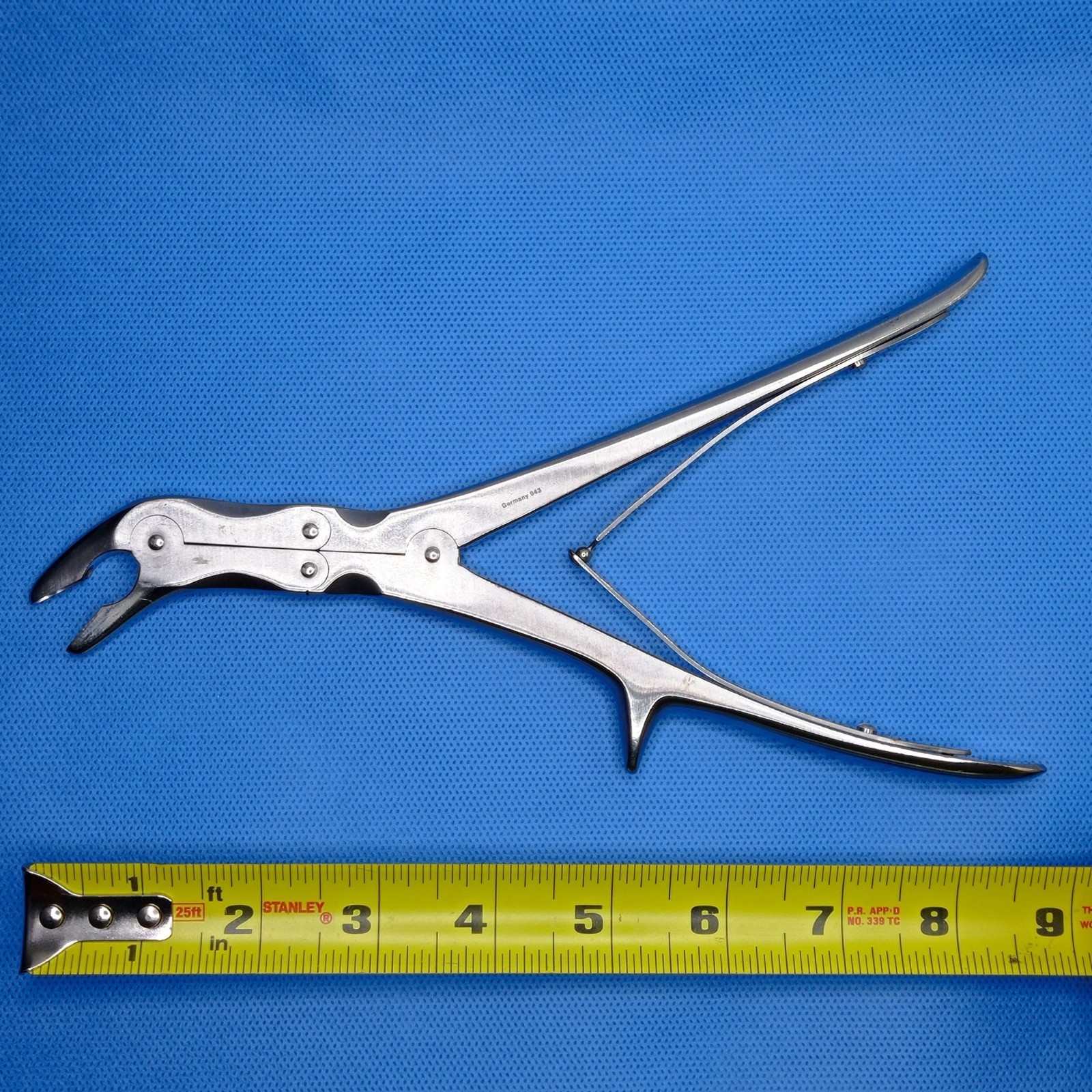 53-1133 Codman Stille-Luer Bone Rongeur, Angled, Double Action Jaw / 5mm Bite