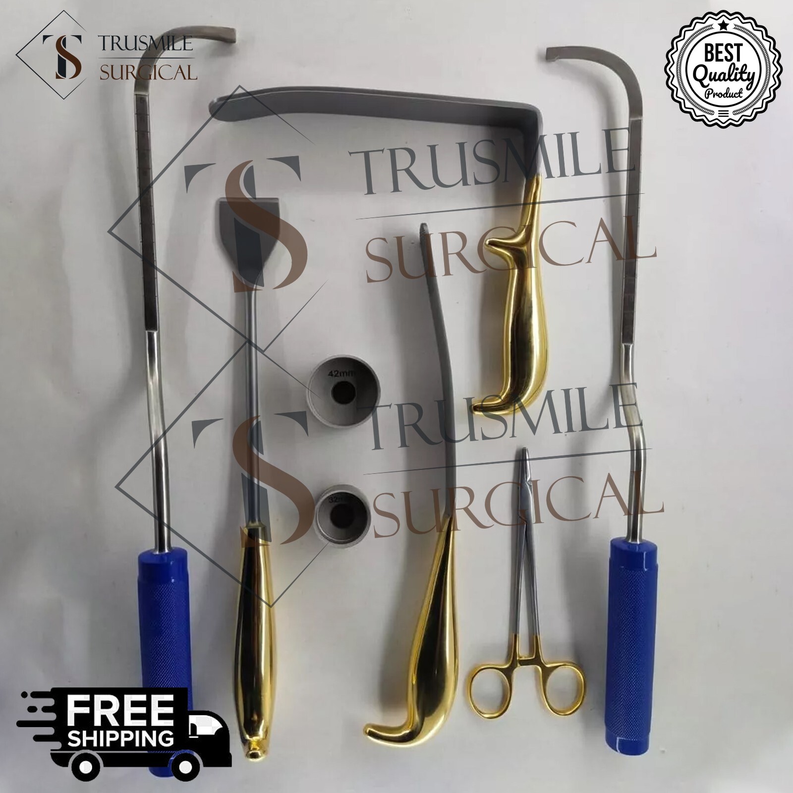 New Breast Surgery Instruments Set Of 8 Pcs Plastic Surgery instruments