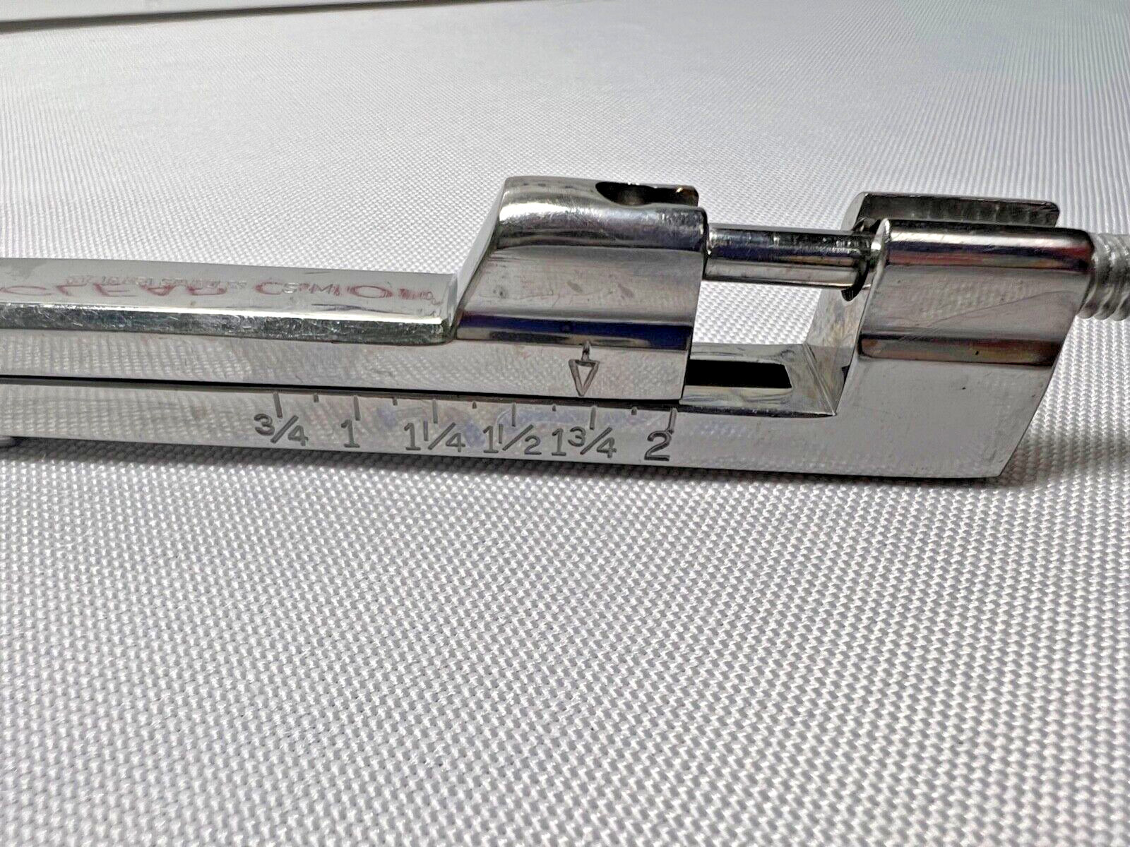 SKLAR S/M Lowman Adjustable Bone Clamp 1 x 2 Prong Jaw