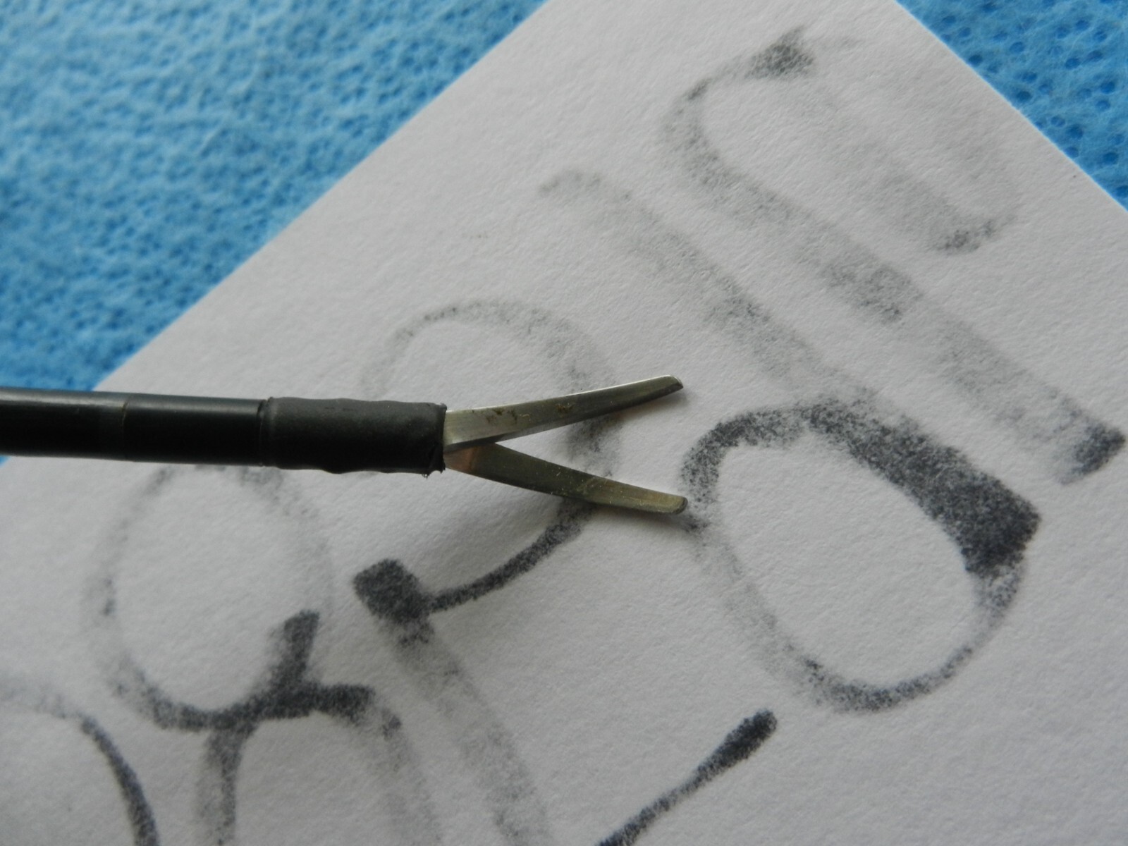 D8596 Evaluemed Insulated Curved Laparoscopic Scissors 301-P13-1383TI