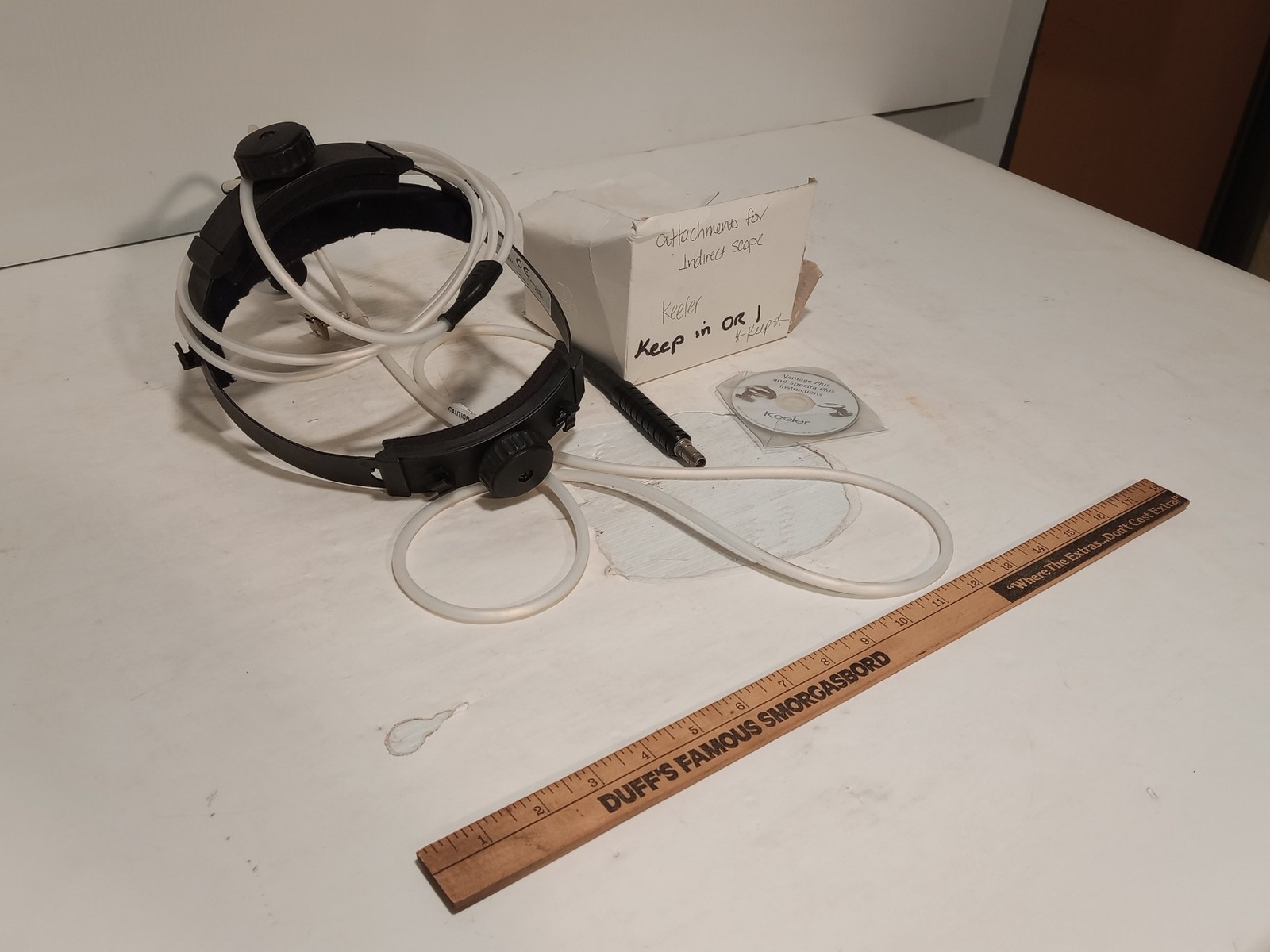 Snowden-Pencer 89-8461 Surgical Headlight Headband Fiber Optic Medical Keeler
