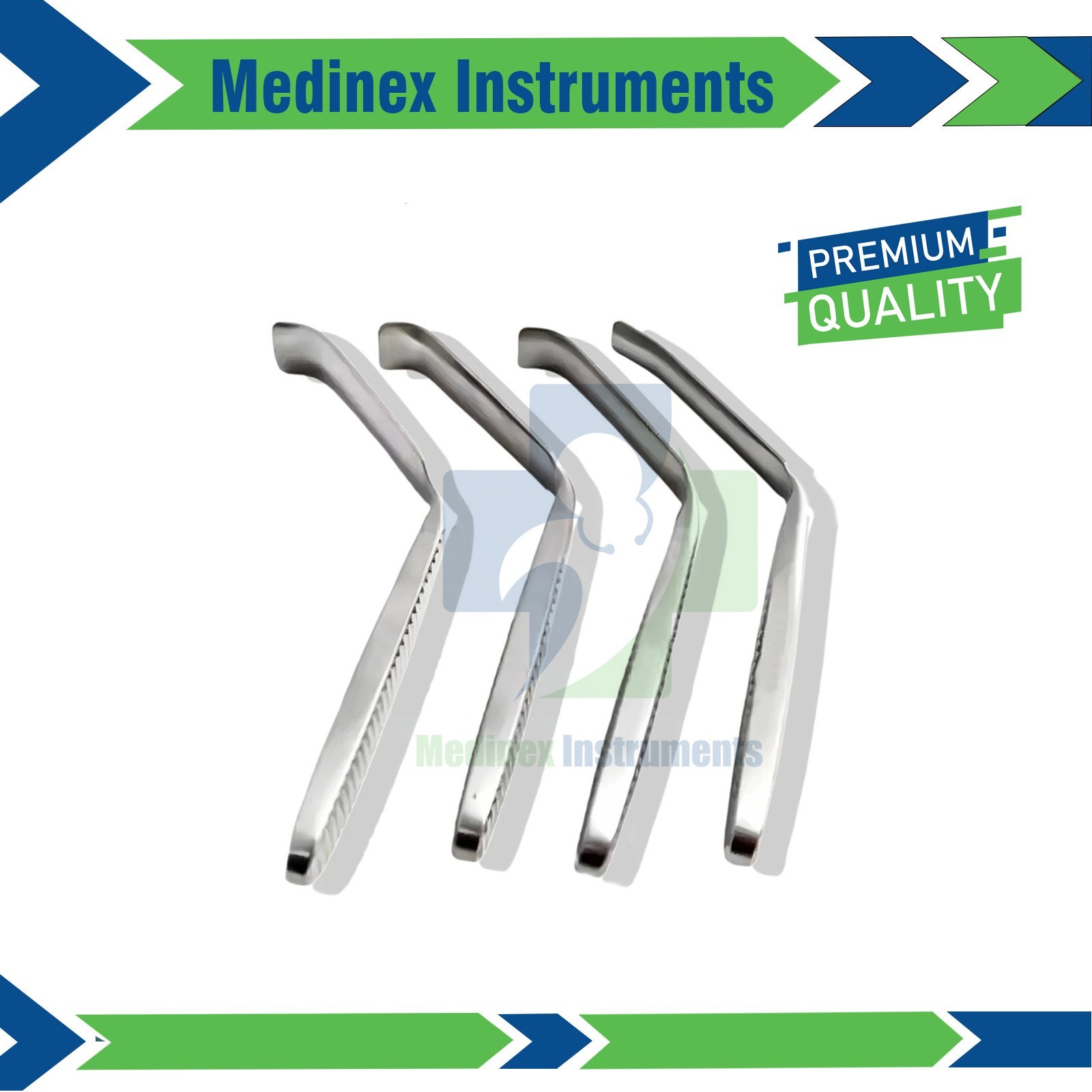 Cloward Blade Retractor Set of 4 Pcs Orthopedic Surgical Instruments