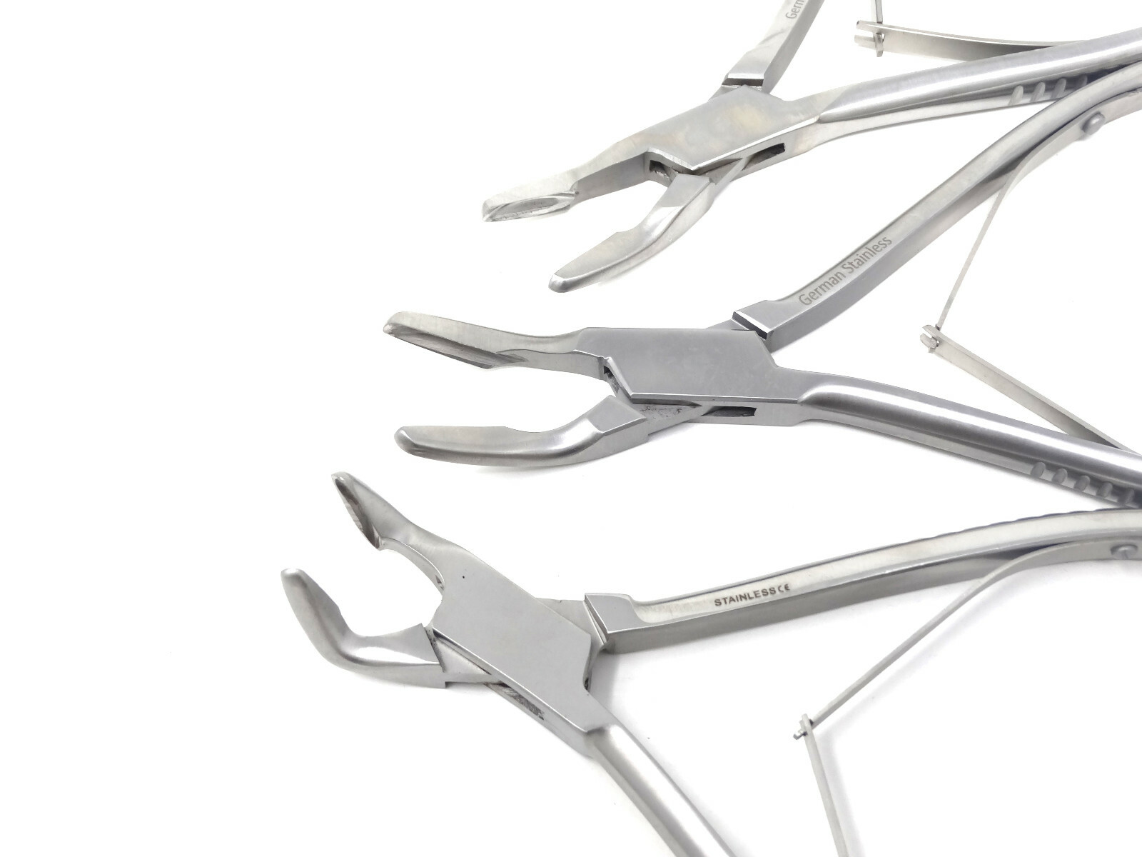 Lot of 3Pc Premium Grade Blumenthal Bone Rongeur 7” Surgical Dental Instruments