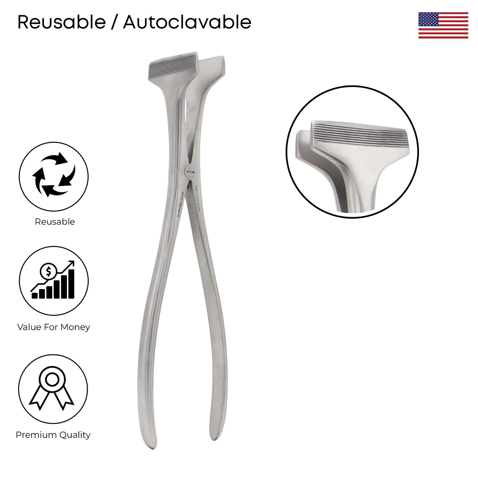 Henning Plaster Spreader 28 cm Stainless Steel Surgical orthopedic instruments