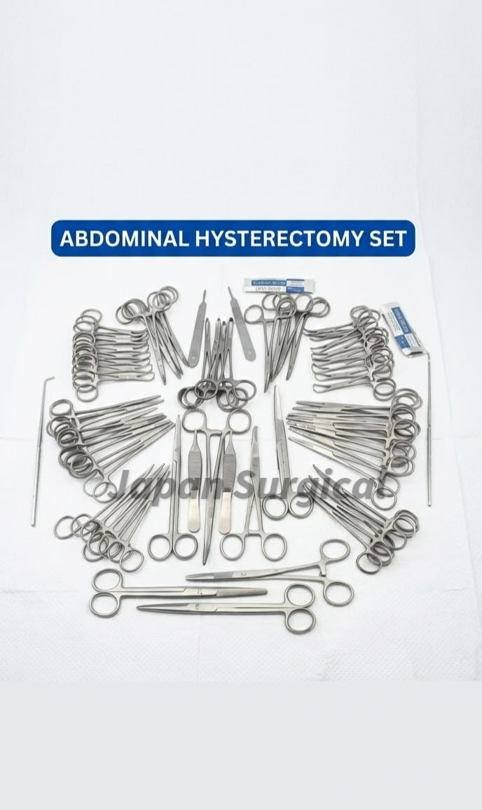 Abdominal Hysterectomy Set 40 pcs Gynecology Surgical Instruments