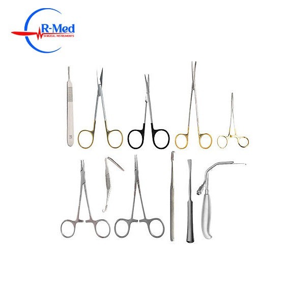 Chin Augmentation Instruments Set 13 PCs Plastic Surgery Set