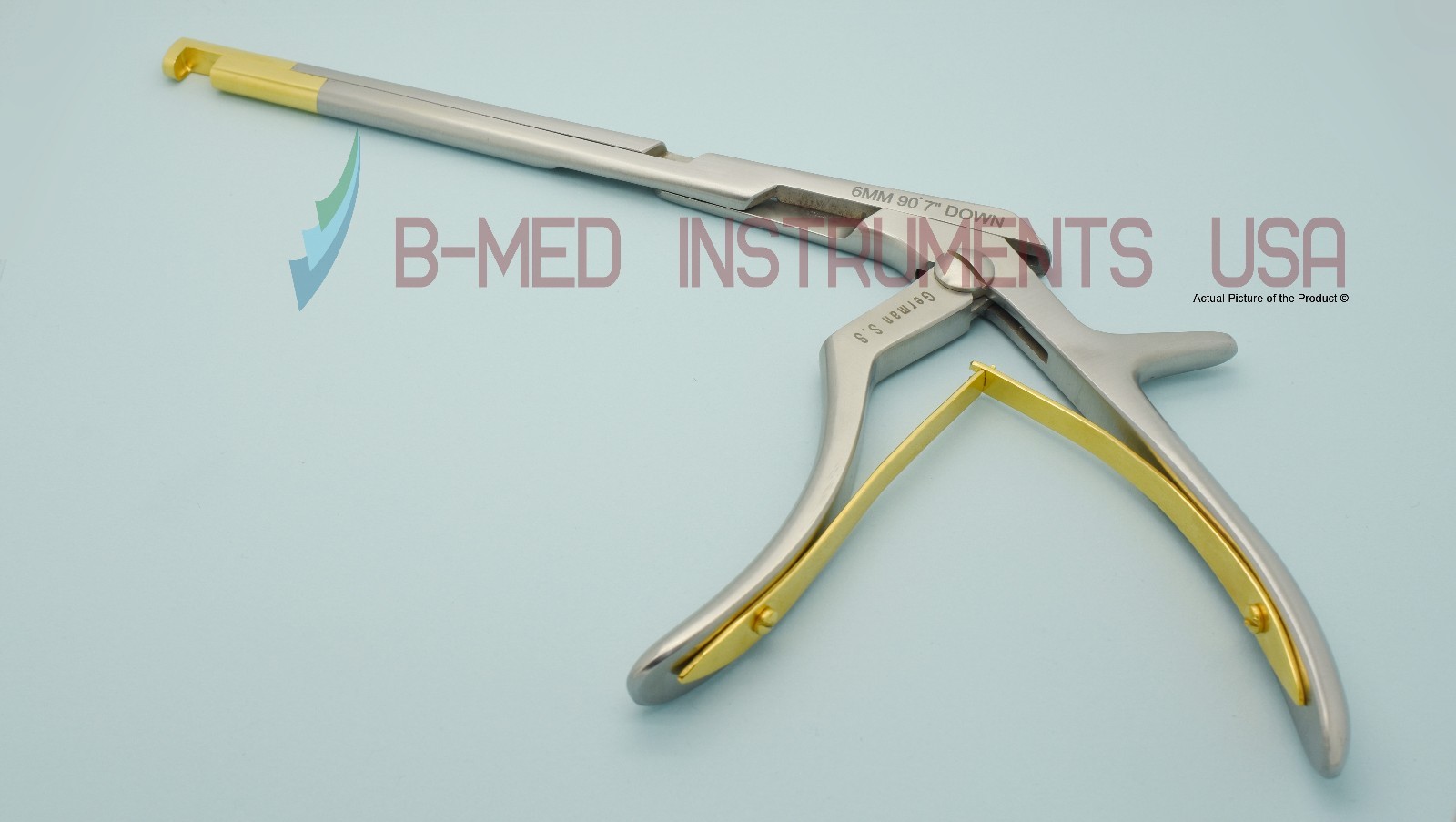 OR Grade Kerrison Rongeur 6MM 90 Degree 7″ Down Bite Surgical Spine Instruments