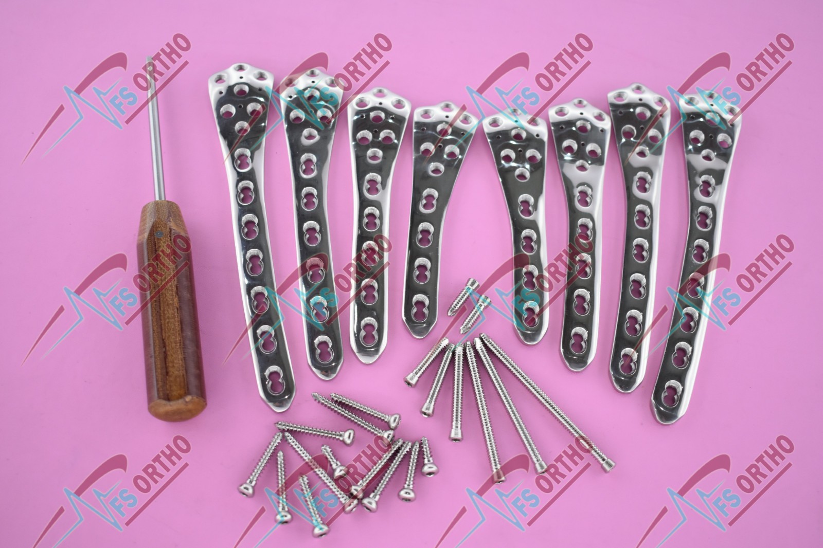 Distäl Femür Locking 6,8,,10 & 12 Holes L& R Plate with screw 100 pc SS 316L