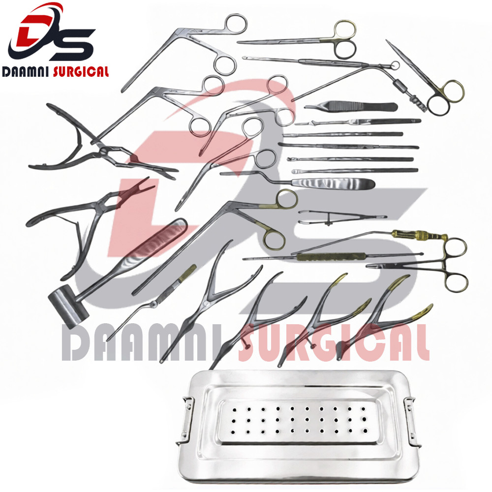 ENT Septoplasty Instrument Set 28 Pcs Nasal Surgery Instruments