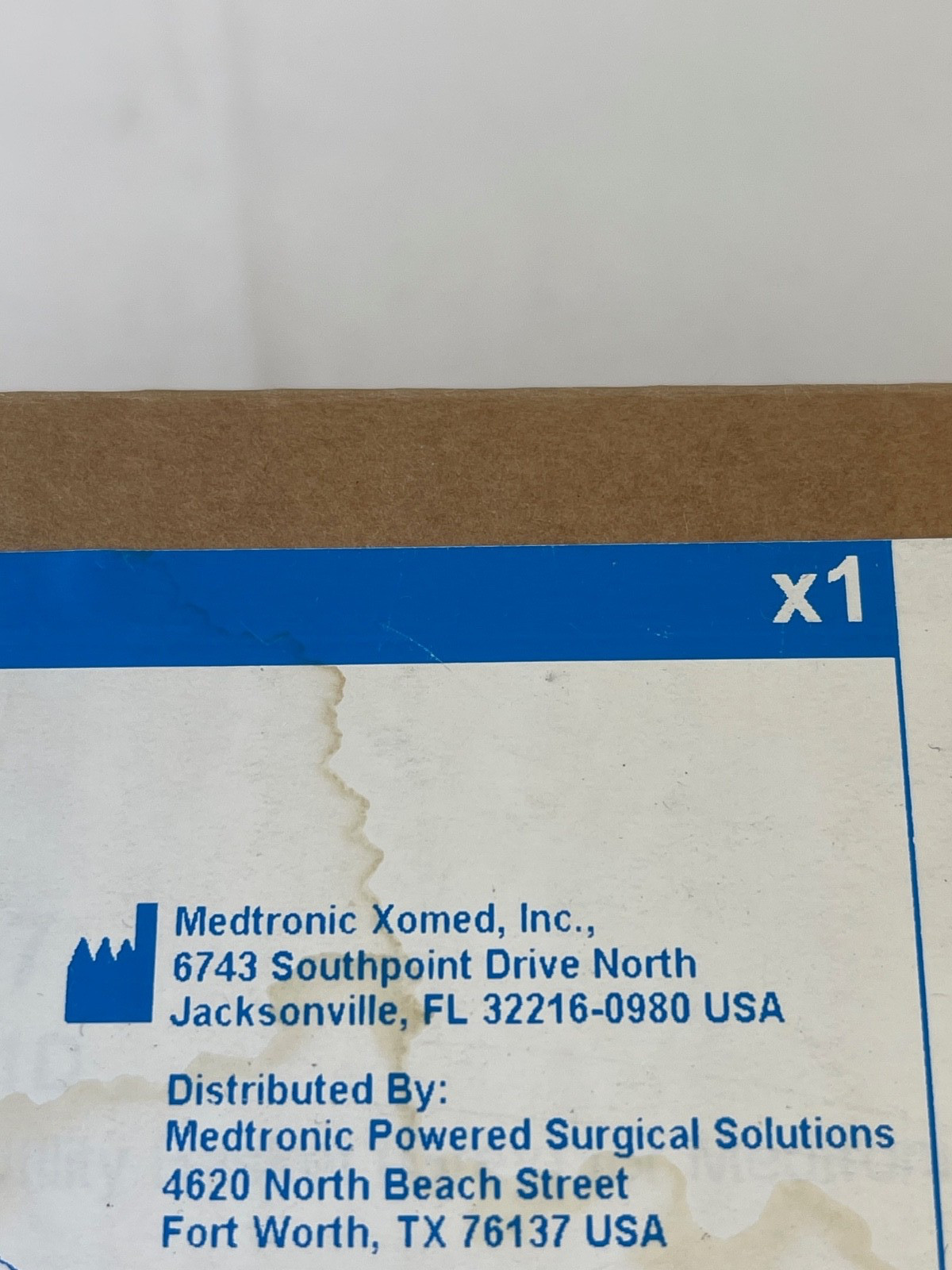Medtronic XOMED EA900 IV Pole Accessory Basket Orthopedic Neurology