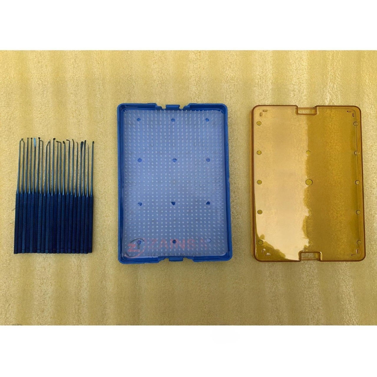 New Micro Dissector Expanded 20 PCs Set, Neurosurgery Set With Sterilizing Case